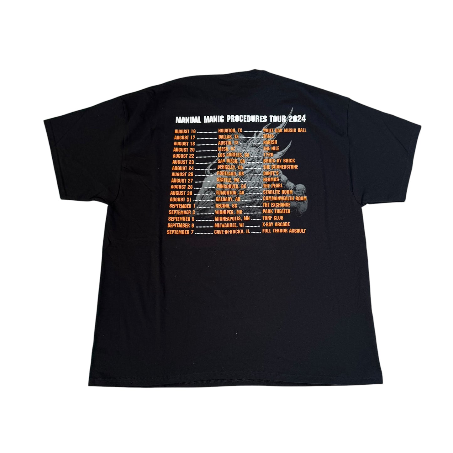 Stabbing Pulled Apart 2024 Tour T-Shirt BRAND NEW (XXL) PERSONALS COLLECTION