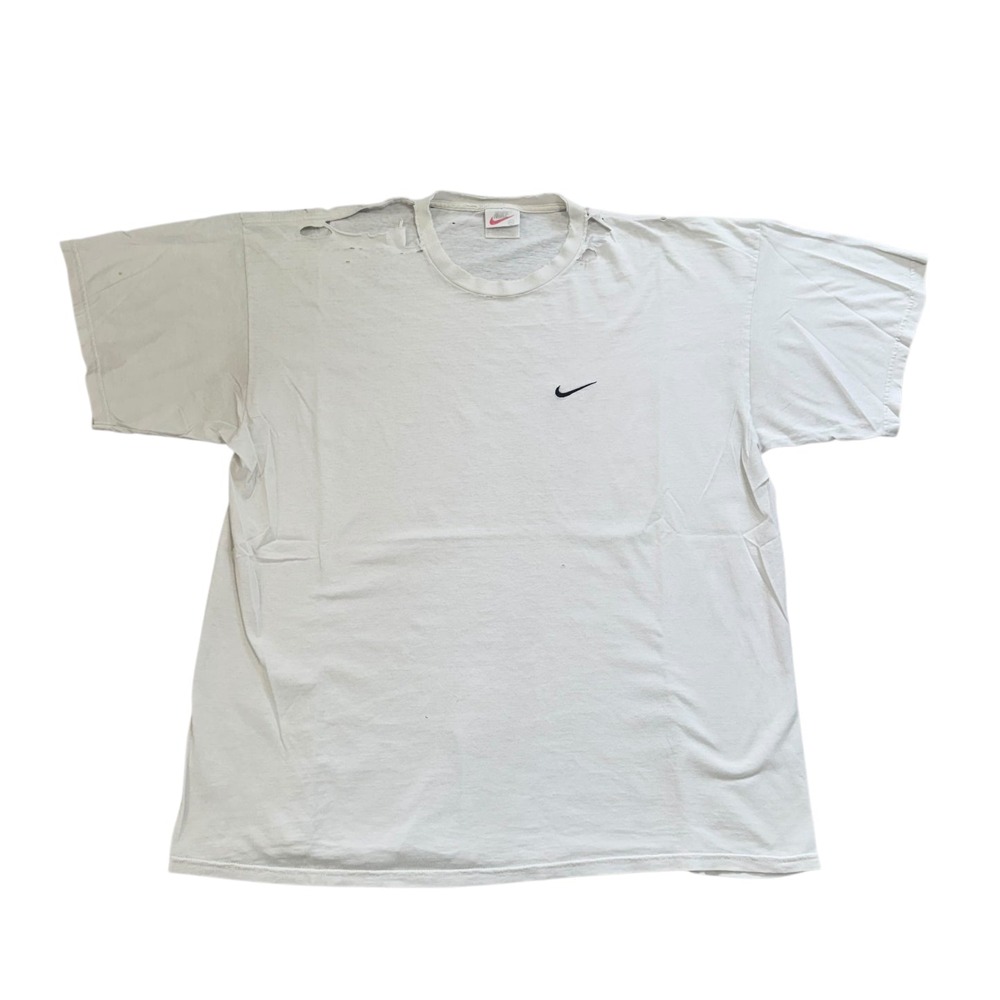 Nike Essential Swoosh T-Shirt THRASHED AND FUCKED (XXL)