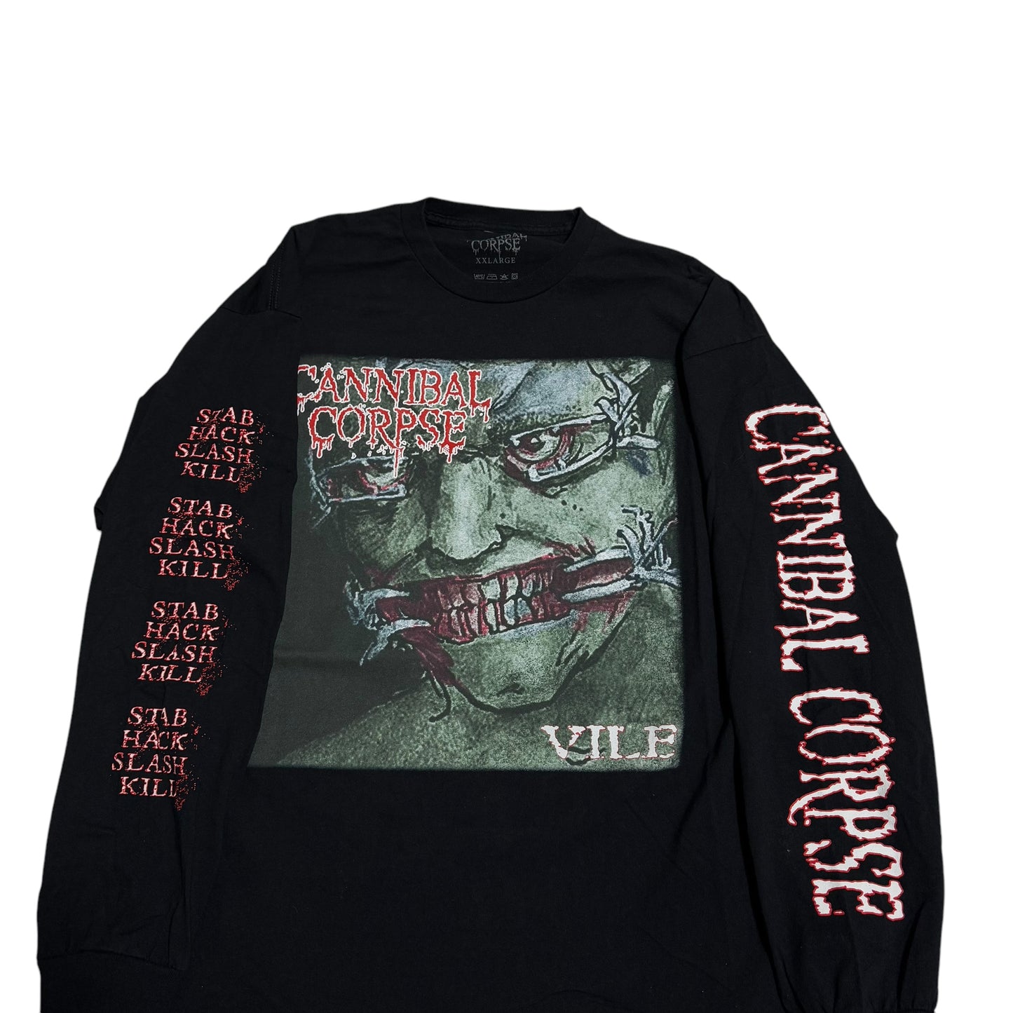 Cannibal Corpse Vile Death Metal Long Sleeve T-Shirt (XXL)