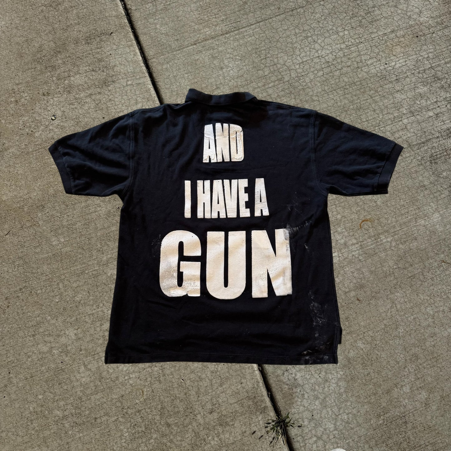 Karma Kills… AND I HAVE A GUN 1/1 Polo T-Shirt (XL)