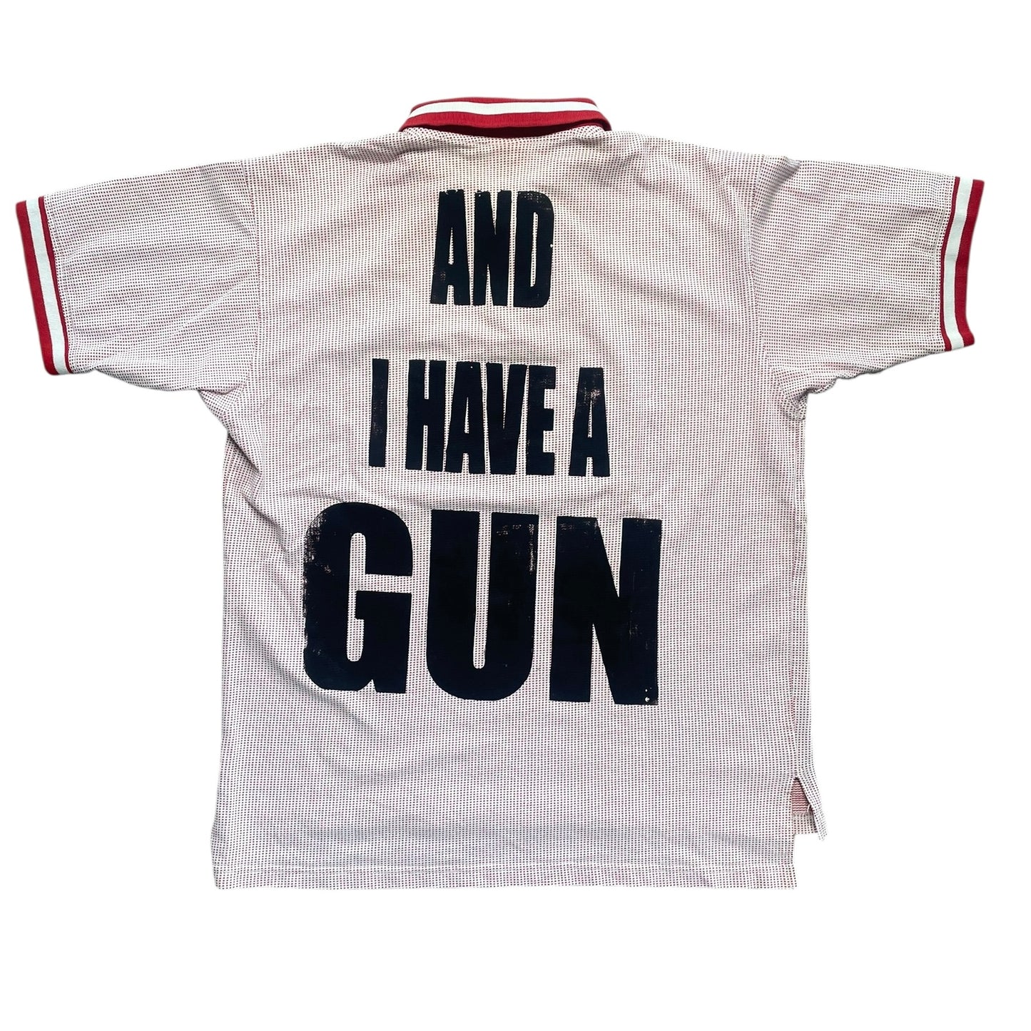Fat Retard Faggot And I Have A Gun 1/1 Long Sleeve T-Shirt (XL) HARDCORE THOUGHTS X JUNA COLLAB