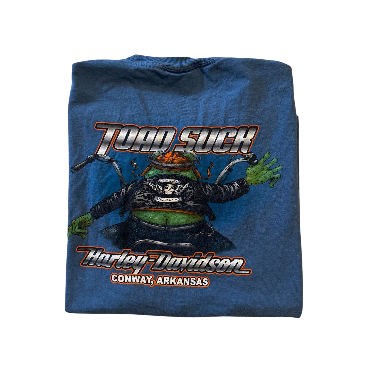 Harley Davidson Toad Suck Arkansas T-Shirt (XL)