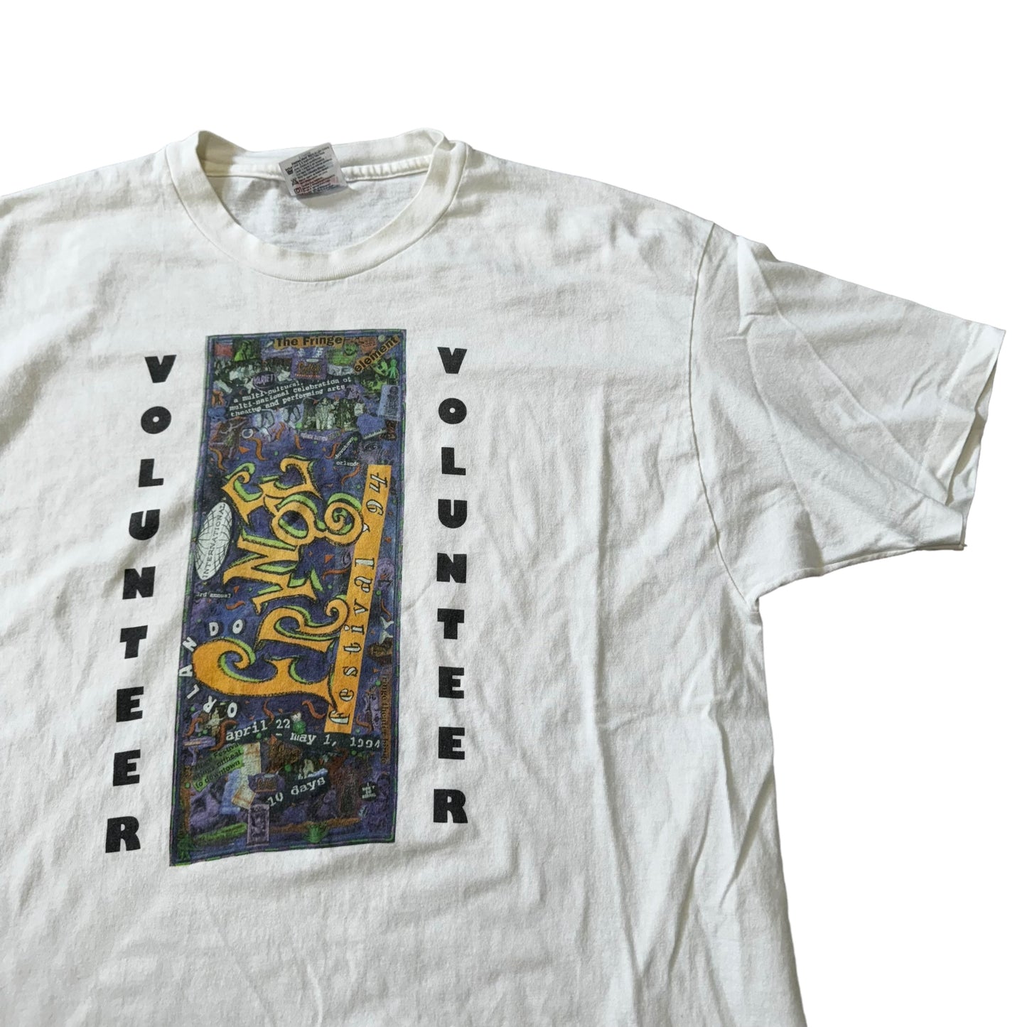 Orlando Fringe Fest Volunteer T-Shirt 90s (XL)