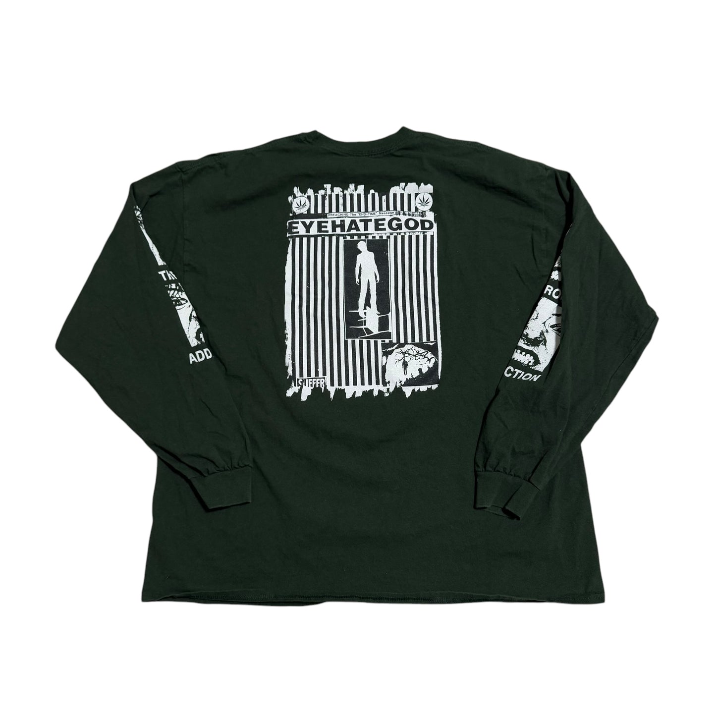 Eyehategod Pain Through Addiction Long Sleeve T-Shirt (XXL)