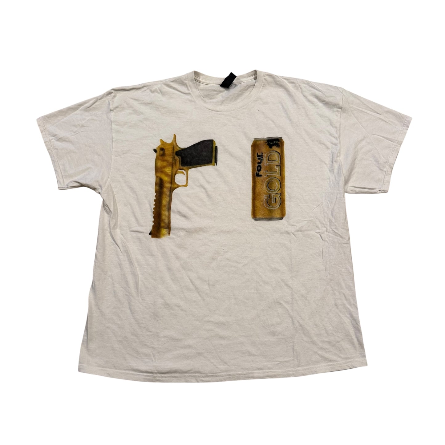 Four Loko Gun Watchlist Swag Hand Air Brushed 1/1 T-Shirt (XXL) PERSONALS COLLECTION