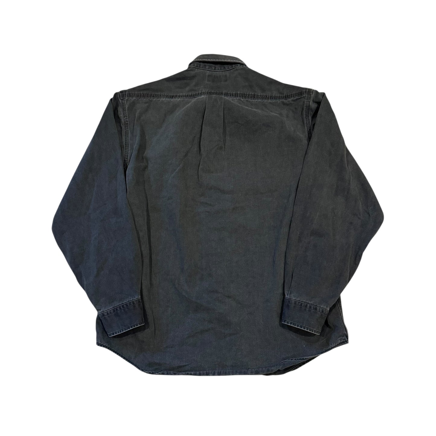Carhartt Muted Green Button Up Work Shirt (Medium)