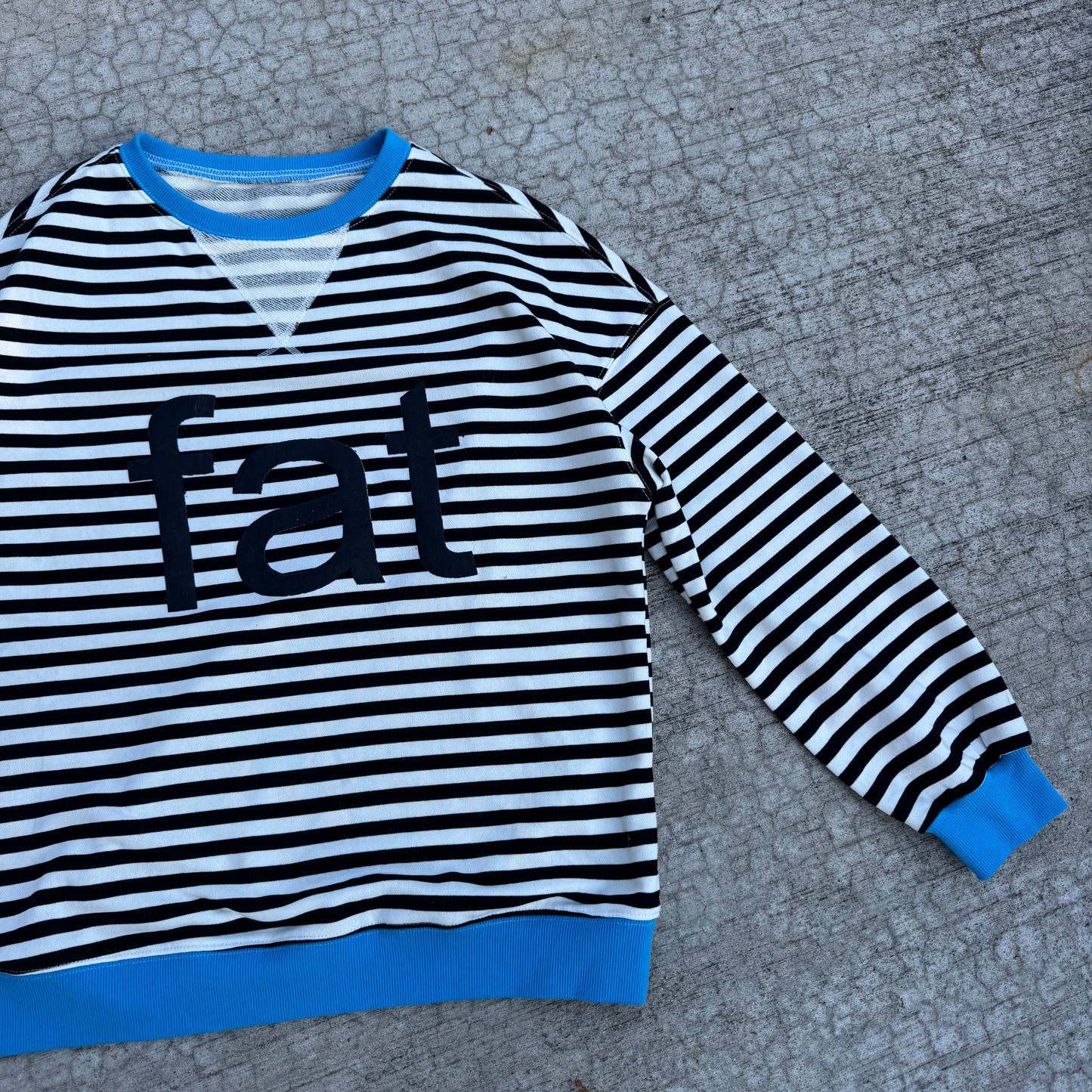 Fat Summer 1/1 Striped Crewneck (XL)