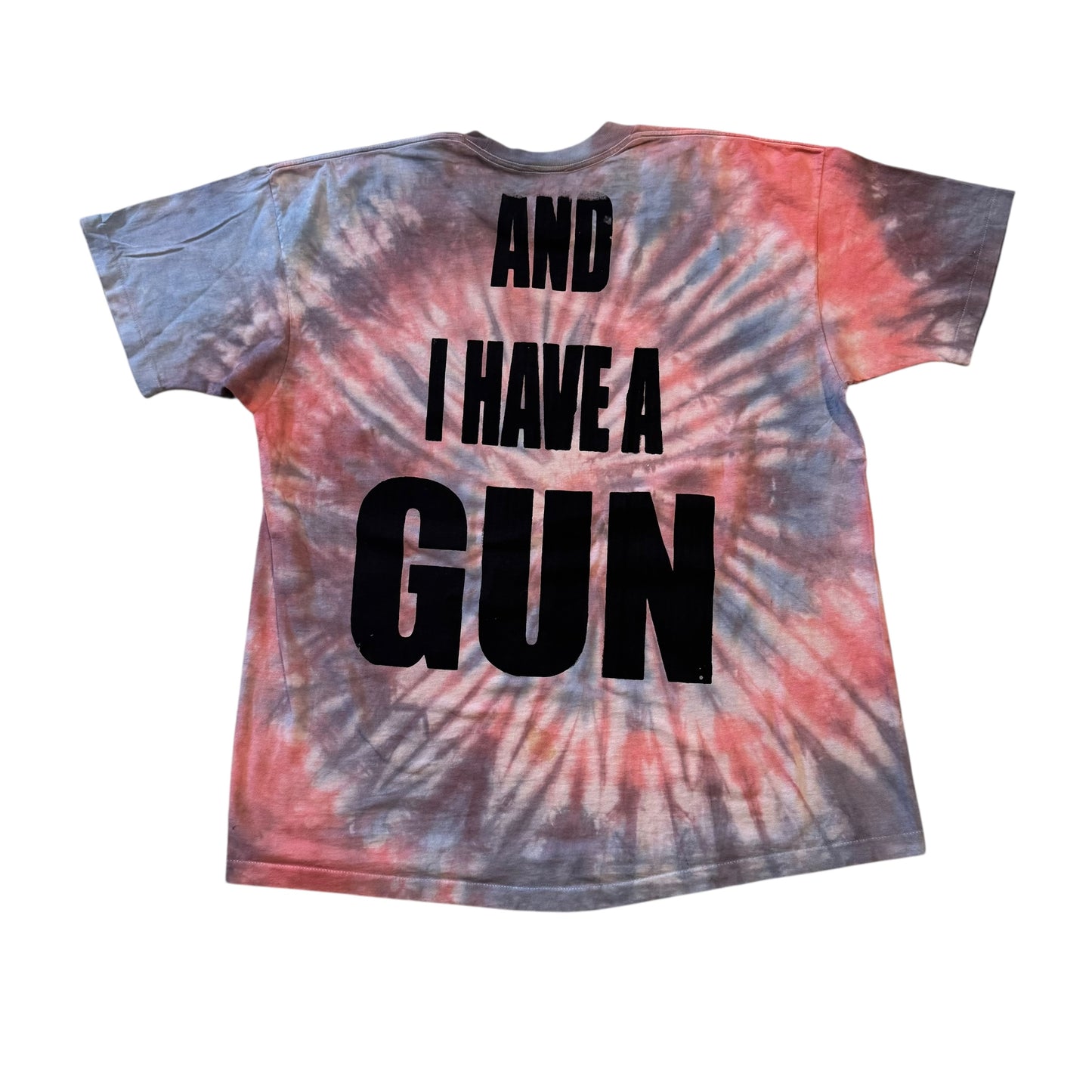 Fat Retard Faggot And I Have A Gun 1/1 T-Shirt (XXL) HARDCORE THOUGHTS X JUNA COLLAB