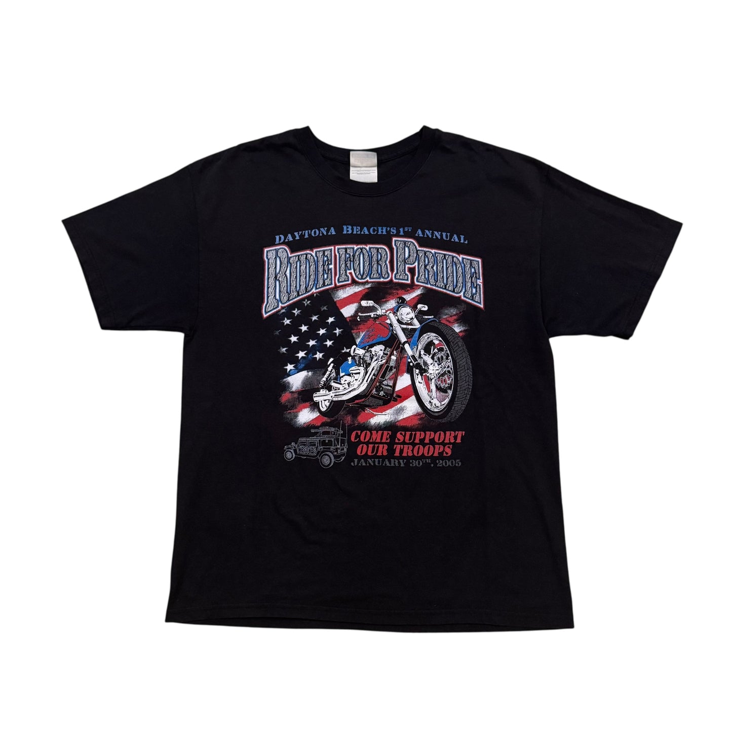 Daytona Biker Ride For Pride T-Shirt 2005 (Large)
