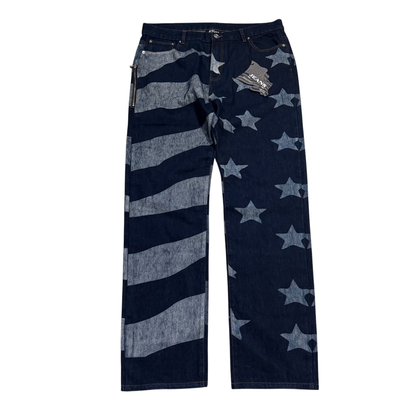 Elias American Flag Denim BRAND NEW (36) PERSONALS COLLECTION