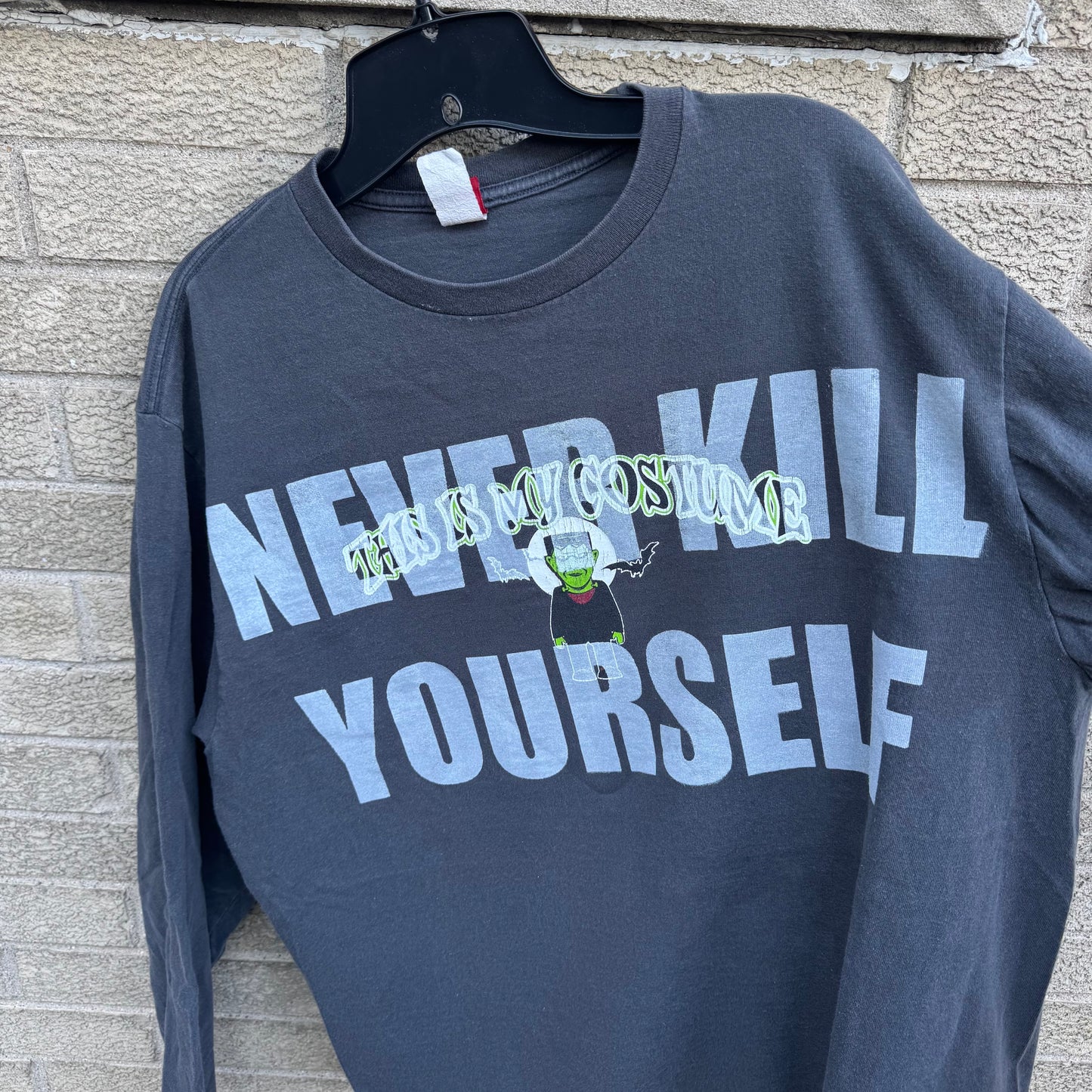 NEVER KILL YOURSELF 1/1 Long Sleeve T-Shirt (Large)