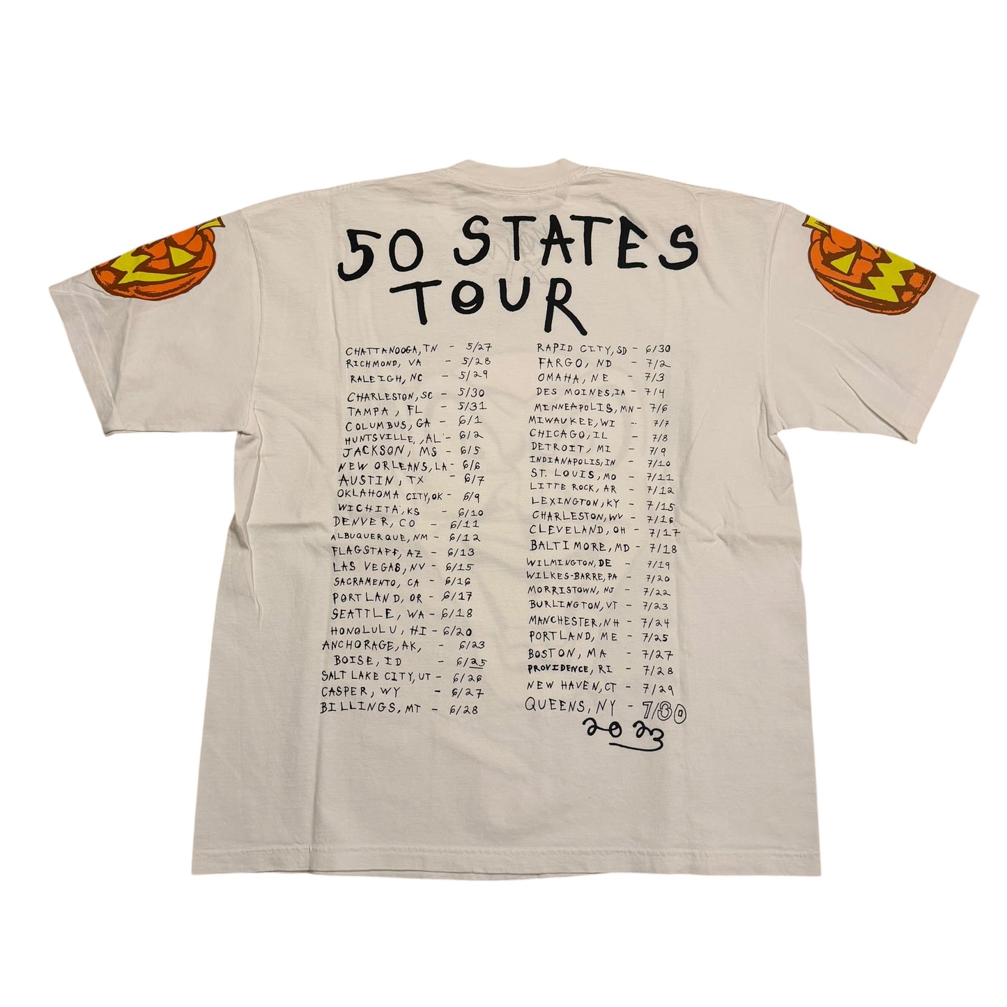Asspizza 50 States Tour T-Shirt BRAND NEW (XL) PERSONALS COLLECTION