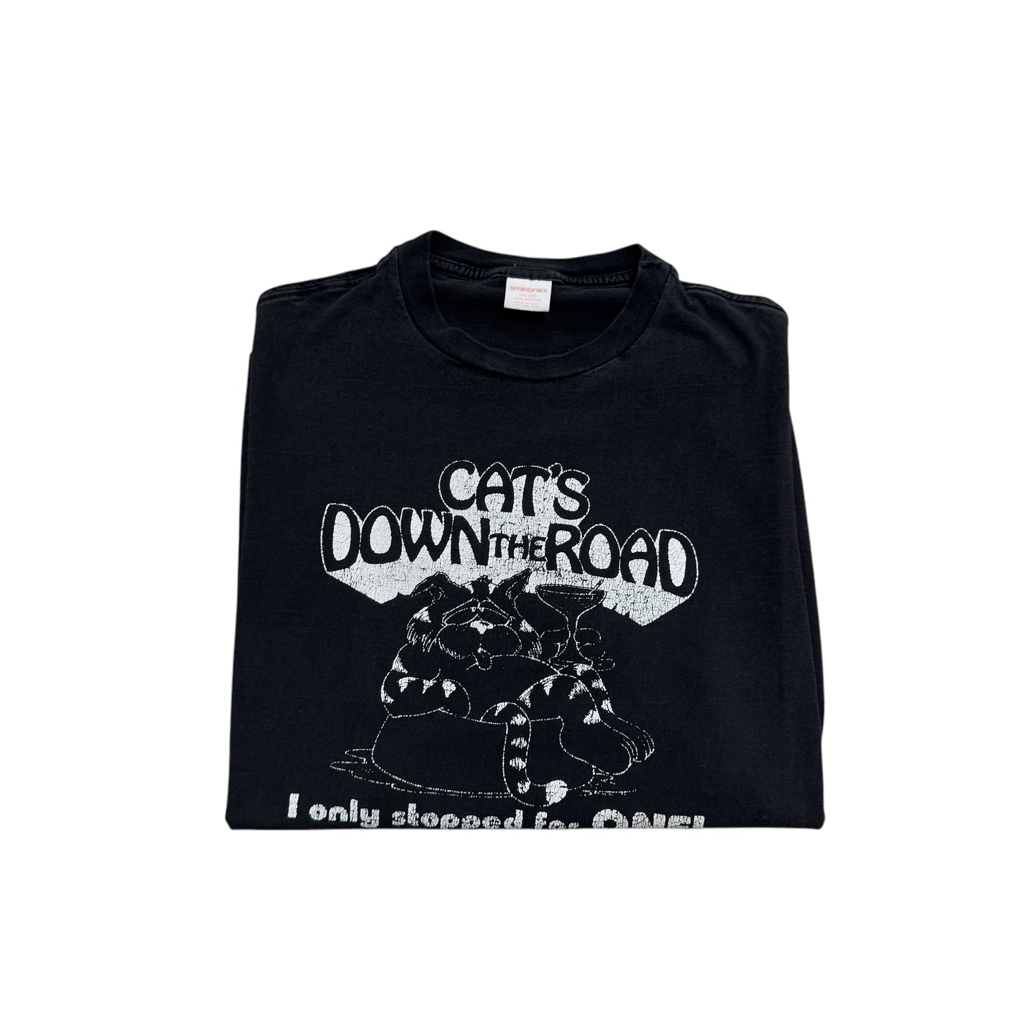Cats Down The Road T-Shirt 90s (XXXL) PERSONALS COLLECTION
