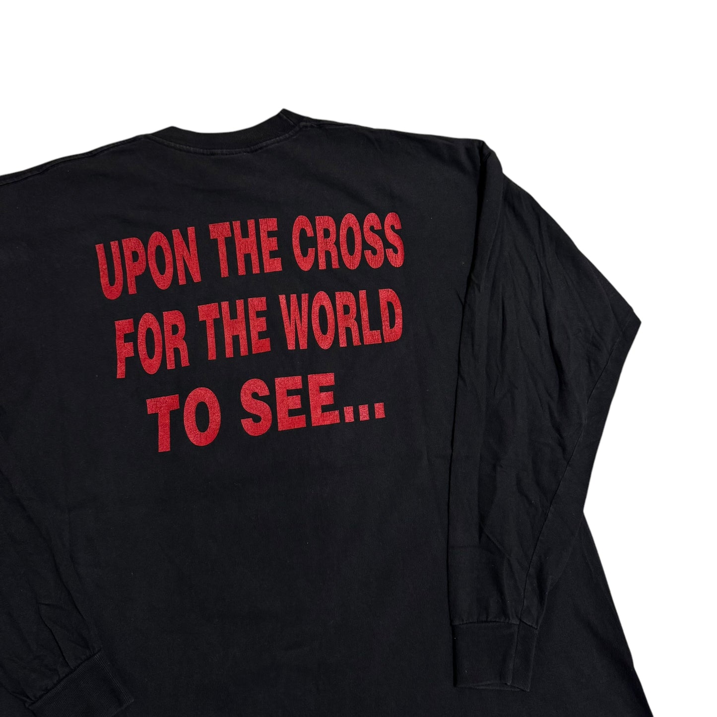 Deicide Once Upon The Cross Long Sleeve T-Shirt 90s (XL)