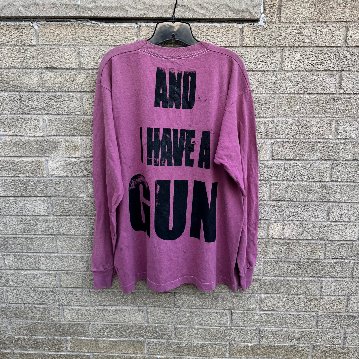 Karma Kills… And I Have A Gun 1/1 Long Sleeve T-Shirt (XL)