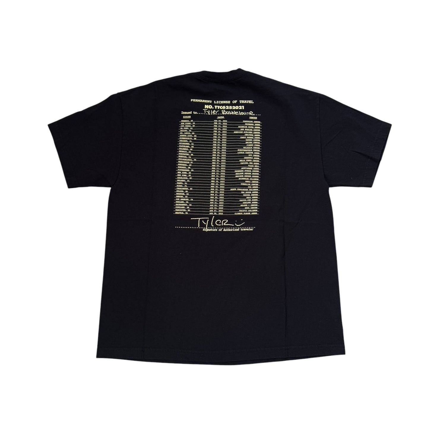 Tyler, The Creator Call Me If You Get Lost Tour T-Shirt (XL)
