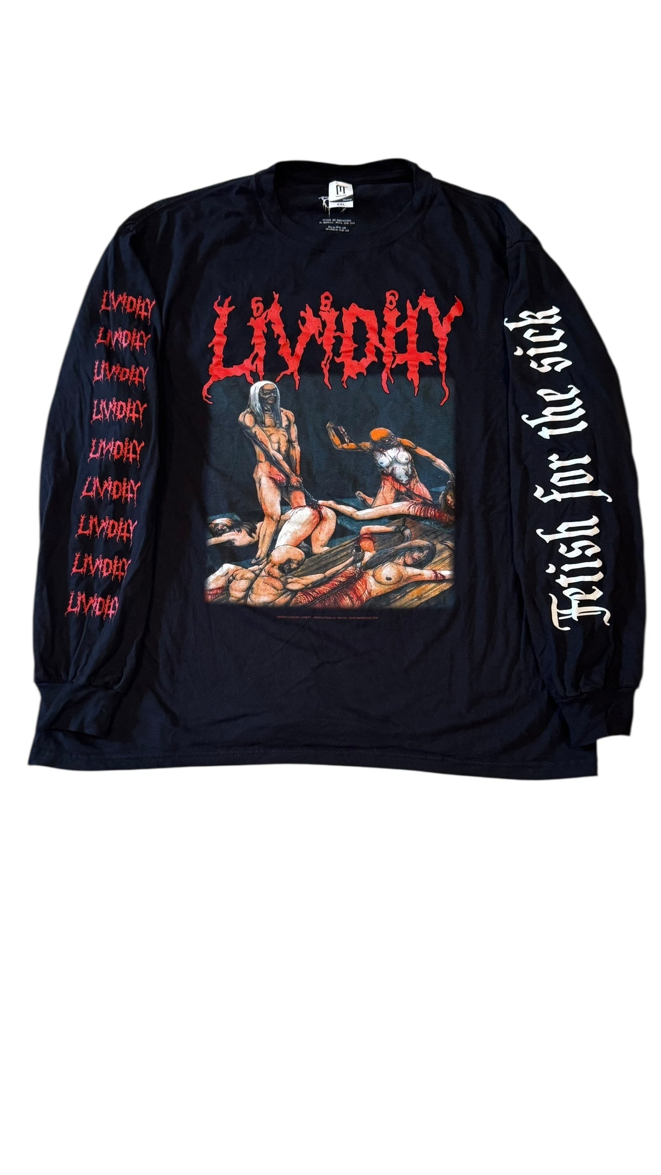 Lividity Fetish For The Sick Long Sleeve T-Shirt (XXL)