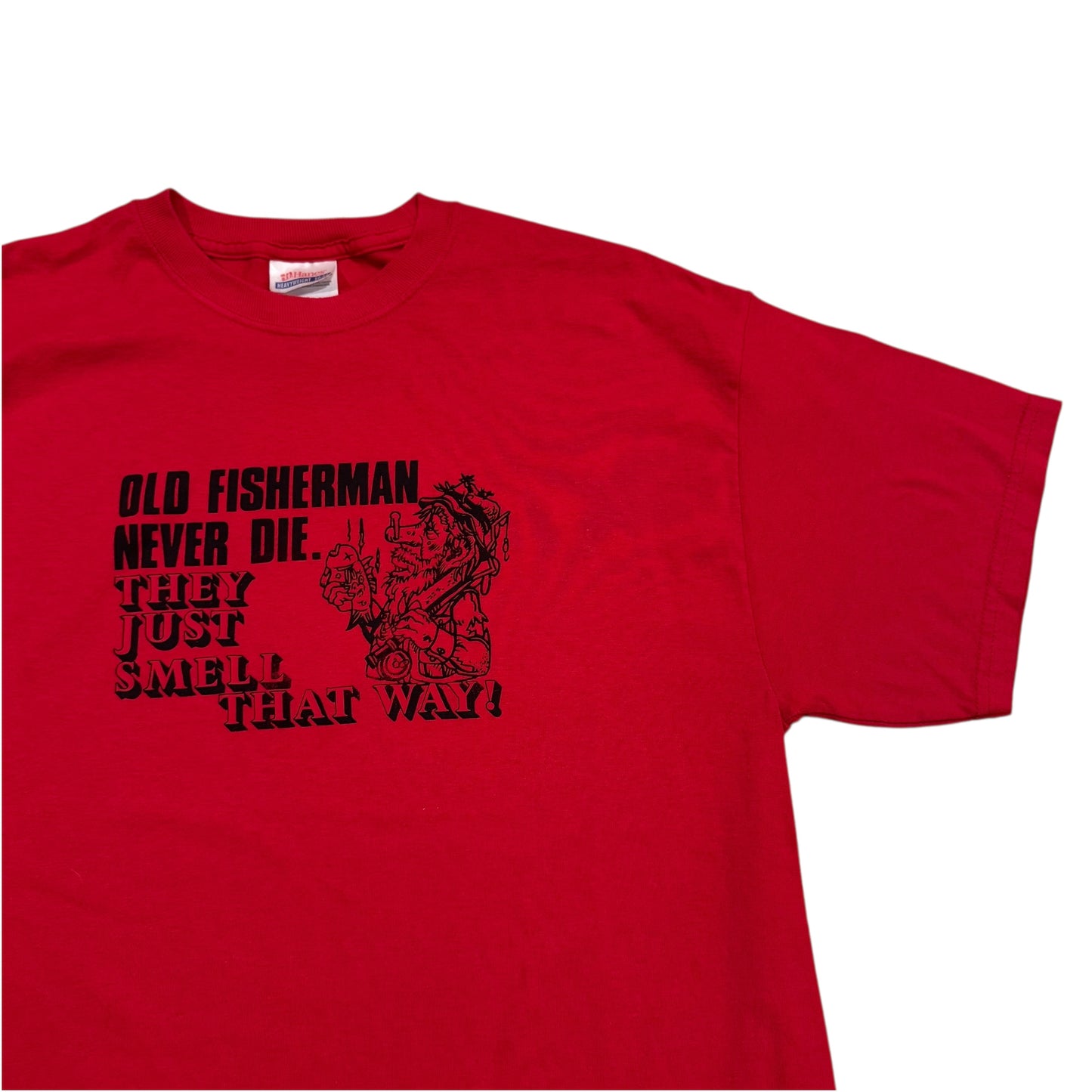 Fisherman Don’t Die… T-Shirt 2000s (Large)