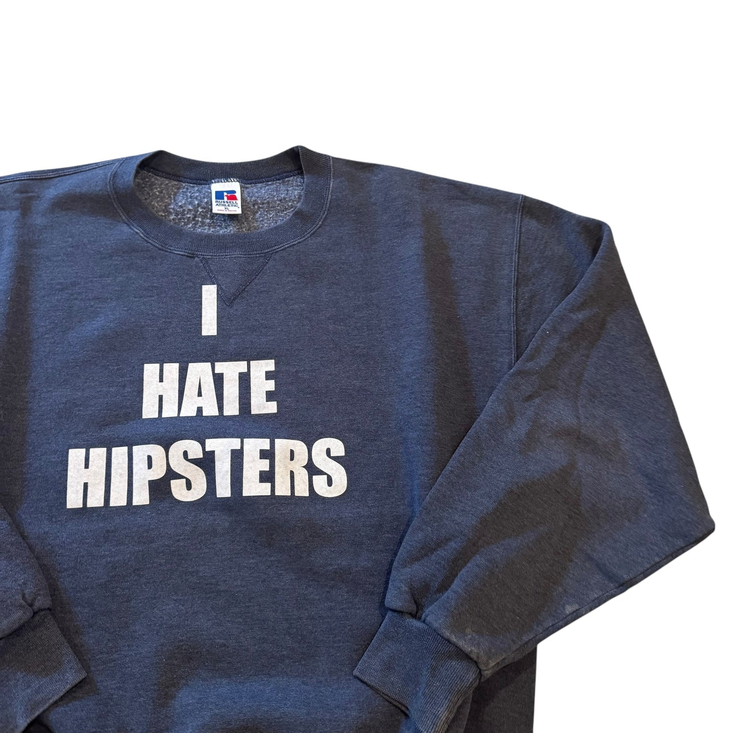 I Hate Hipsters 1/1 Crewneck (XL) PERSONALS COLLECTION