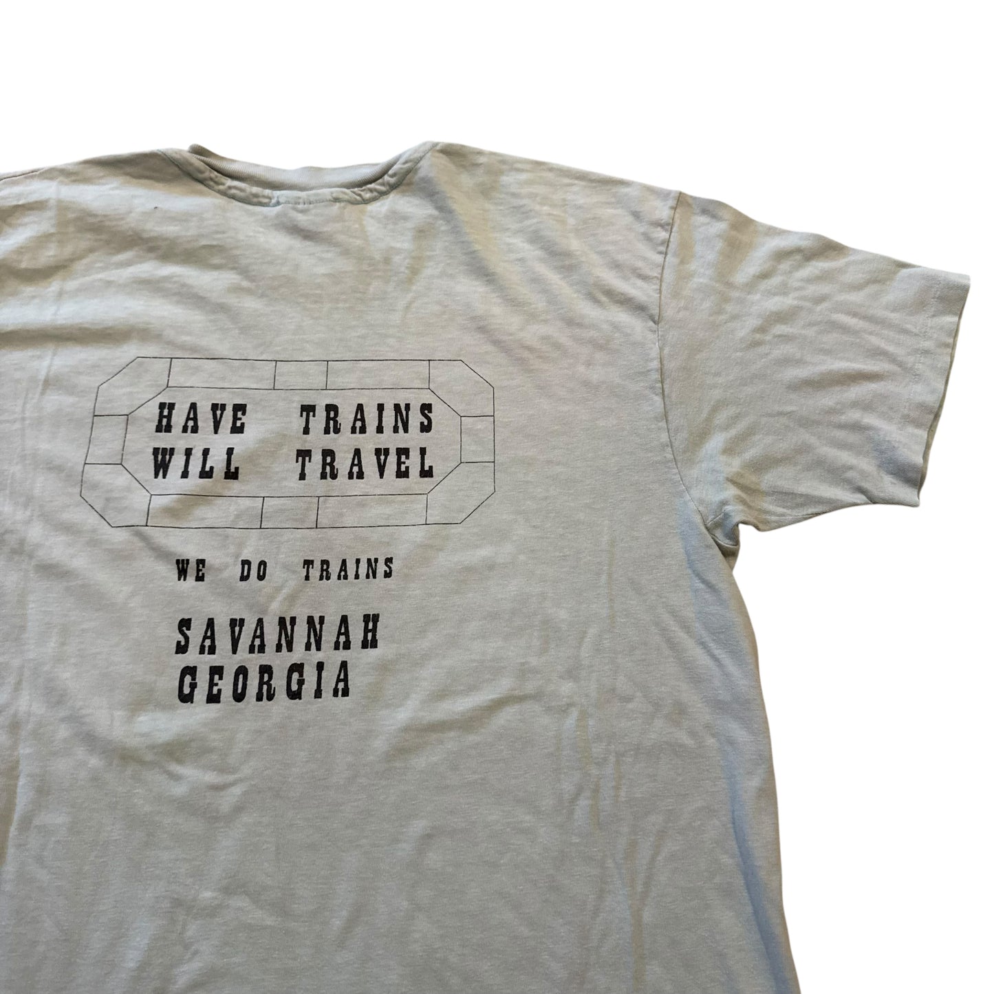 Union Pacific Savanah Georgia T-Shirt 80s THRASHED AND FUKED (XL)