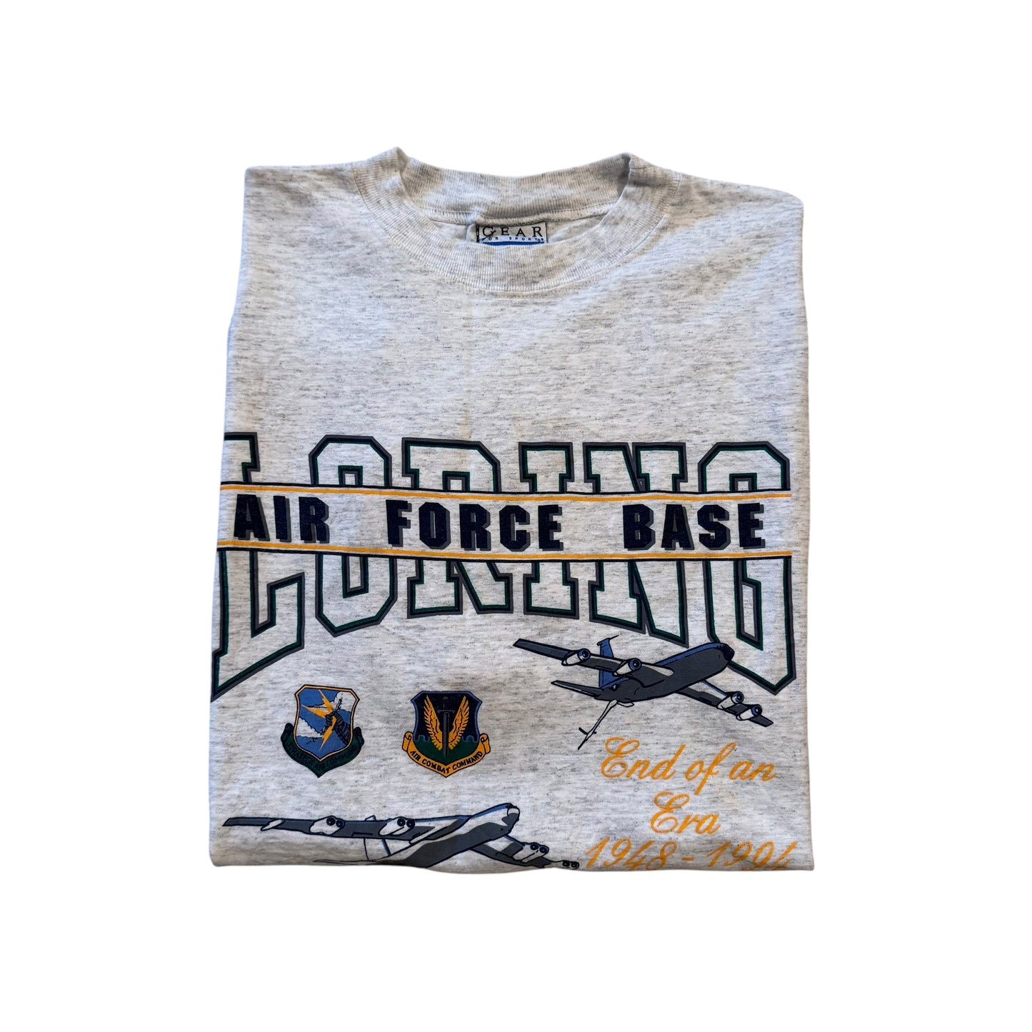 Moose On The Lose Air Force Base T-Shirt 90s (Large)