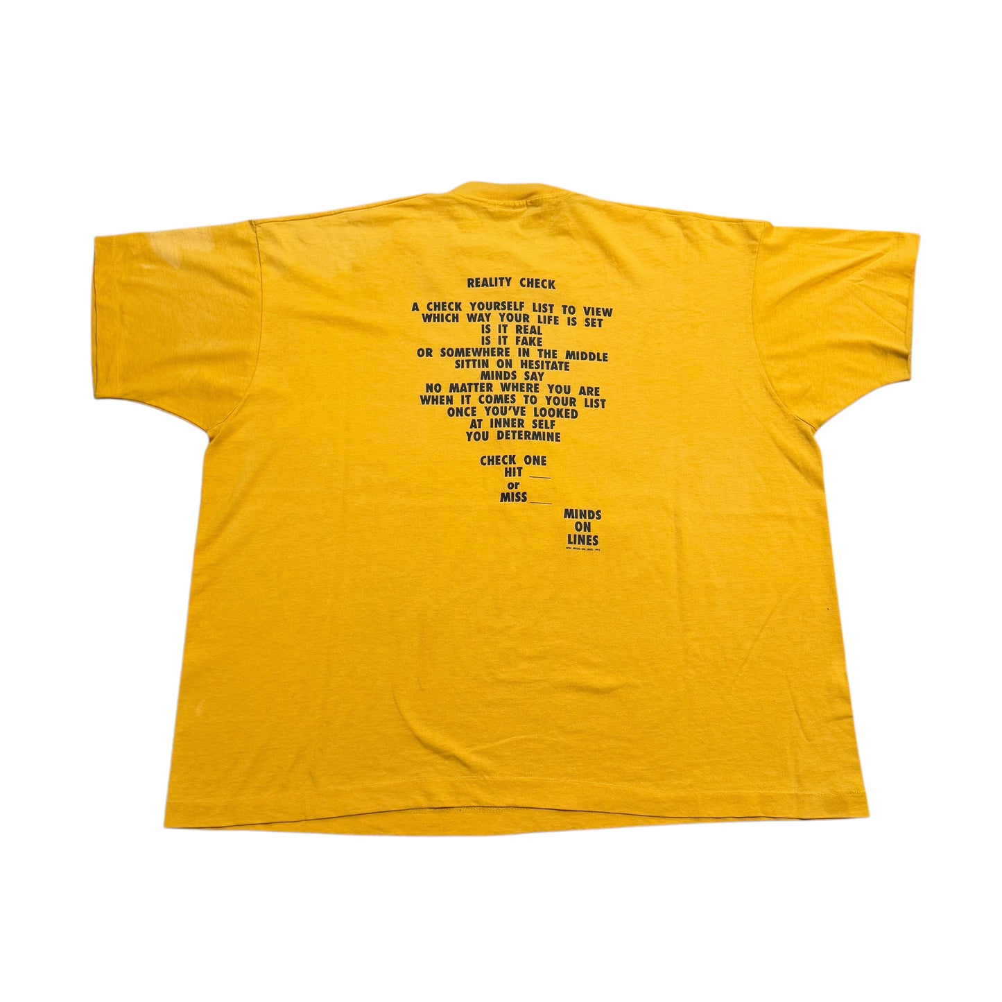 Minds On Lines T-Shirt 90s (XXXL)