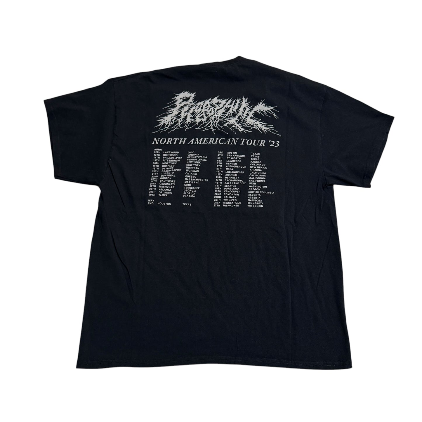 Phobophilic North American Tour T-Shirt (XL)