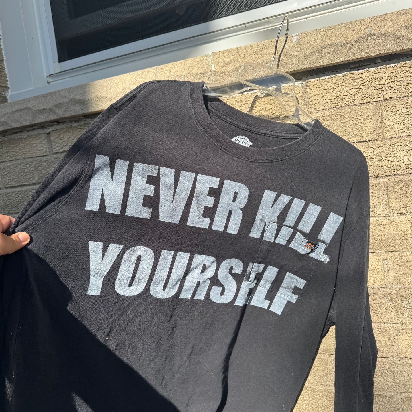 NEVER KILL YOURSELF 1/1 Long Sleeve T-Shirt (XL)