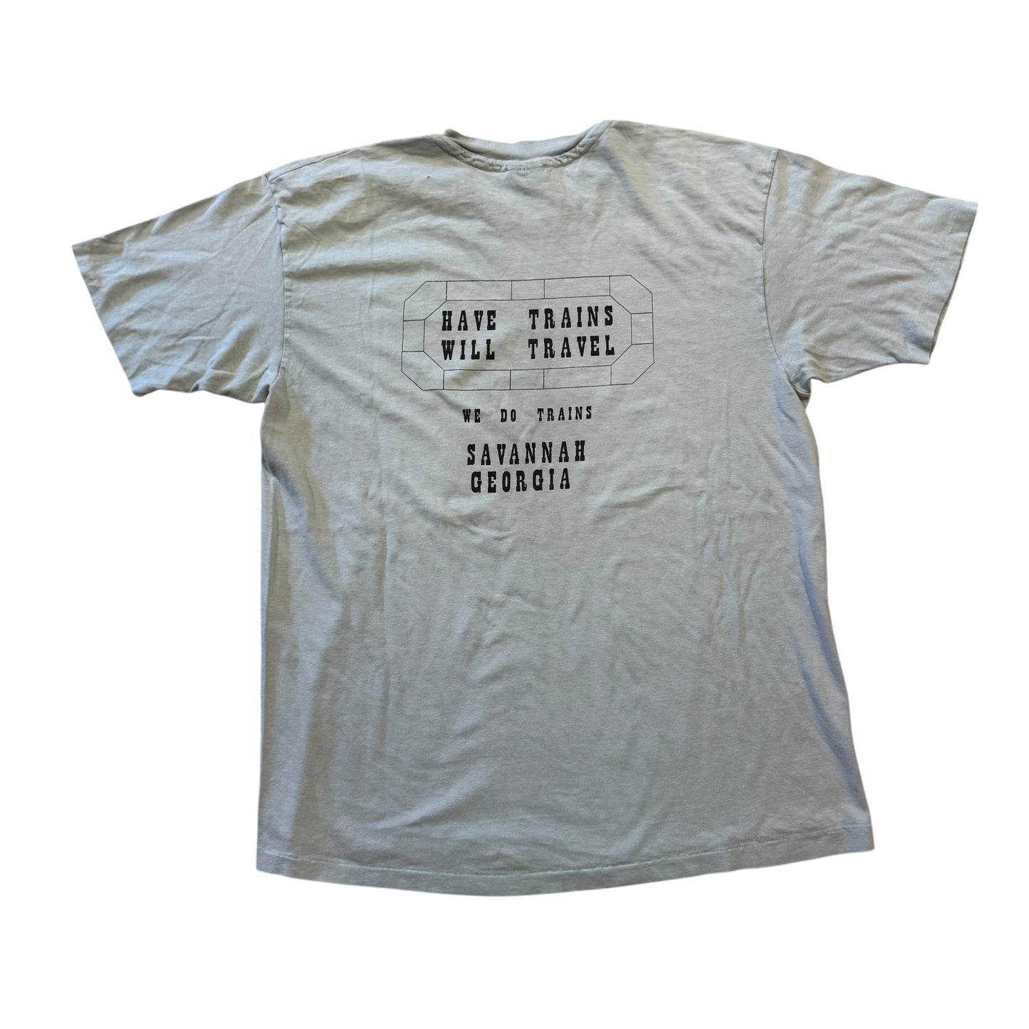 Union Pacific Savanah Georgia T-Shirt 80s THRASHED AND FUKED (XL)