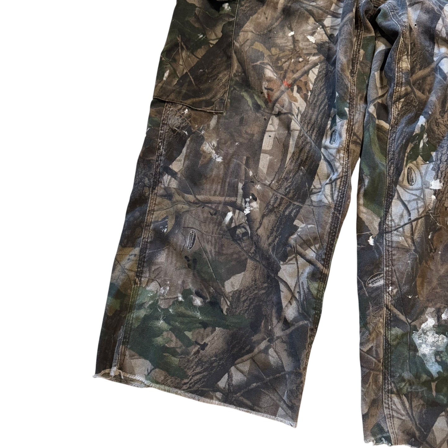 Camo Paint Splattered Studio Pants (38x25) PERSONALS COLLECTION