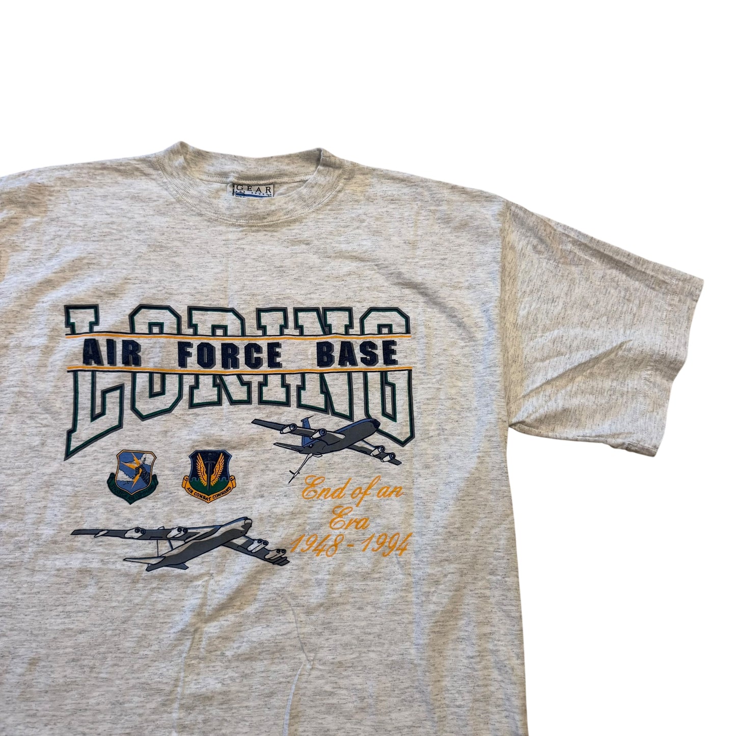 Moose On The Lose Air Force Base T-Shirt 90s (Large)