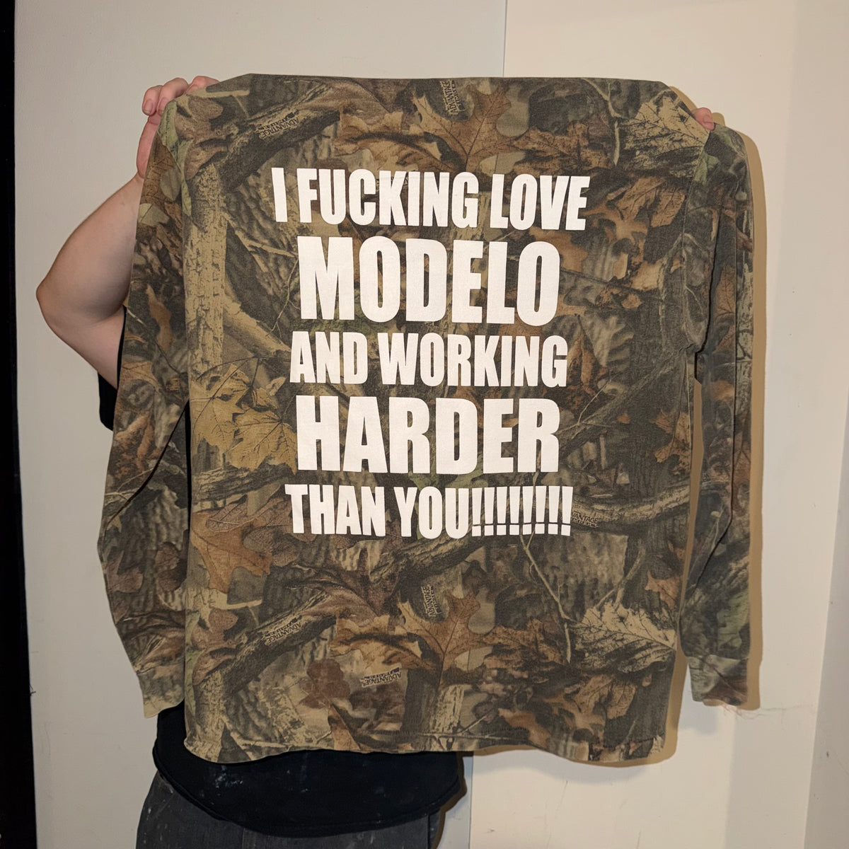 Spiritually Mexican Camo Long Sleeve T-Shirt (XL)