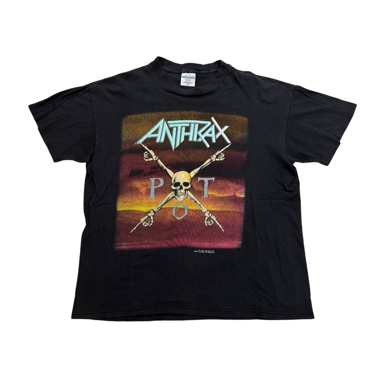 Anthrax Persistence Of Time Tour Shirt 90s (Boxy Large)
