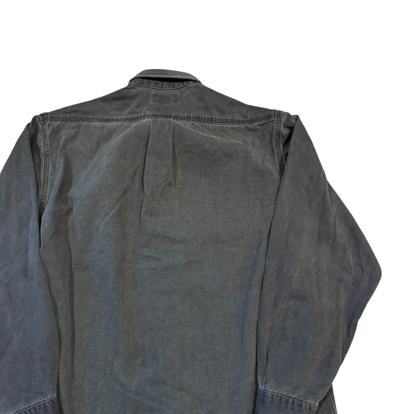 Carhartt Muted Green Button Up Work Shirt (Medium)
