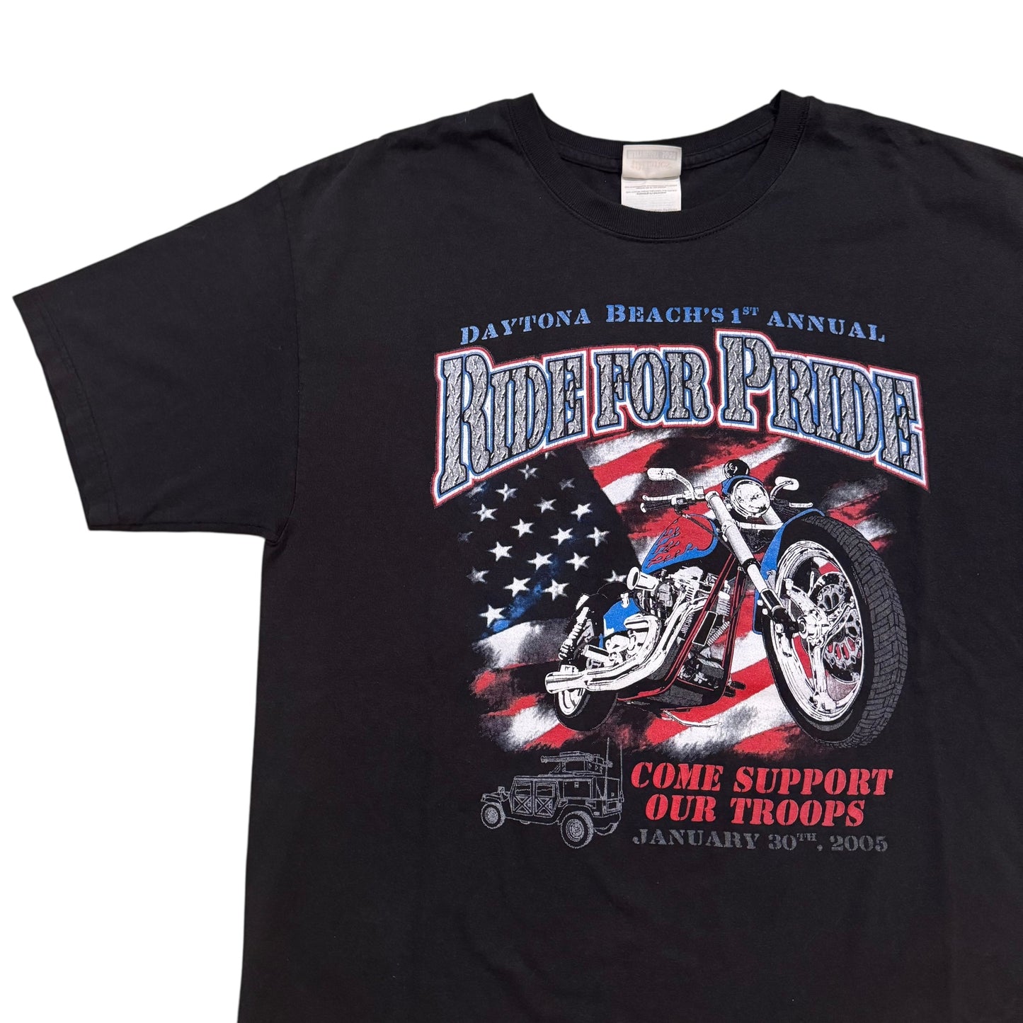 Daytona Biker Ride For Pride T-Shirt 2005 (Large)