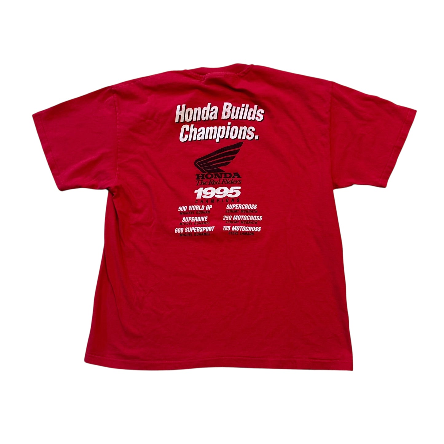 Losing Builds Character… Honda Builds Champions T-Shirt 90s (Large)