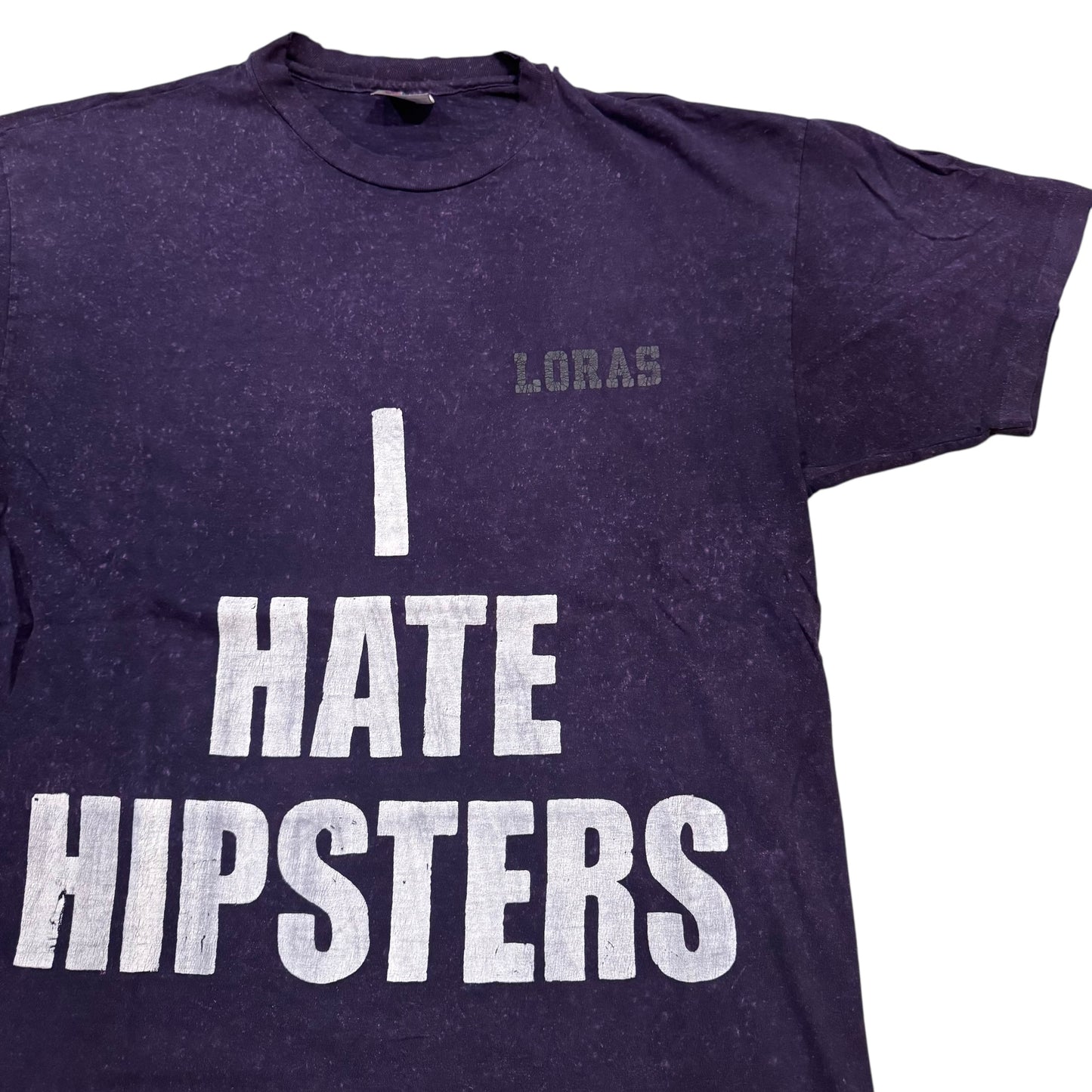 I Hate Hipsters 1/1 T-Shirt (XL) PERSONALS COLLECTION