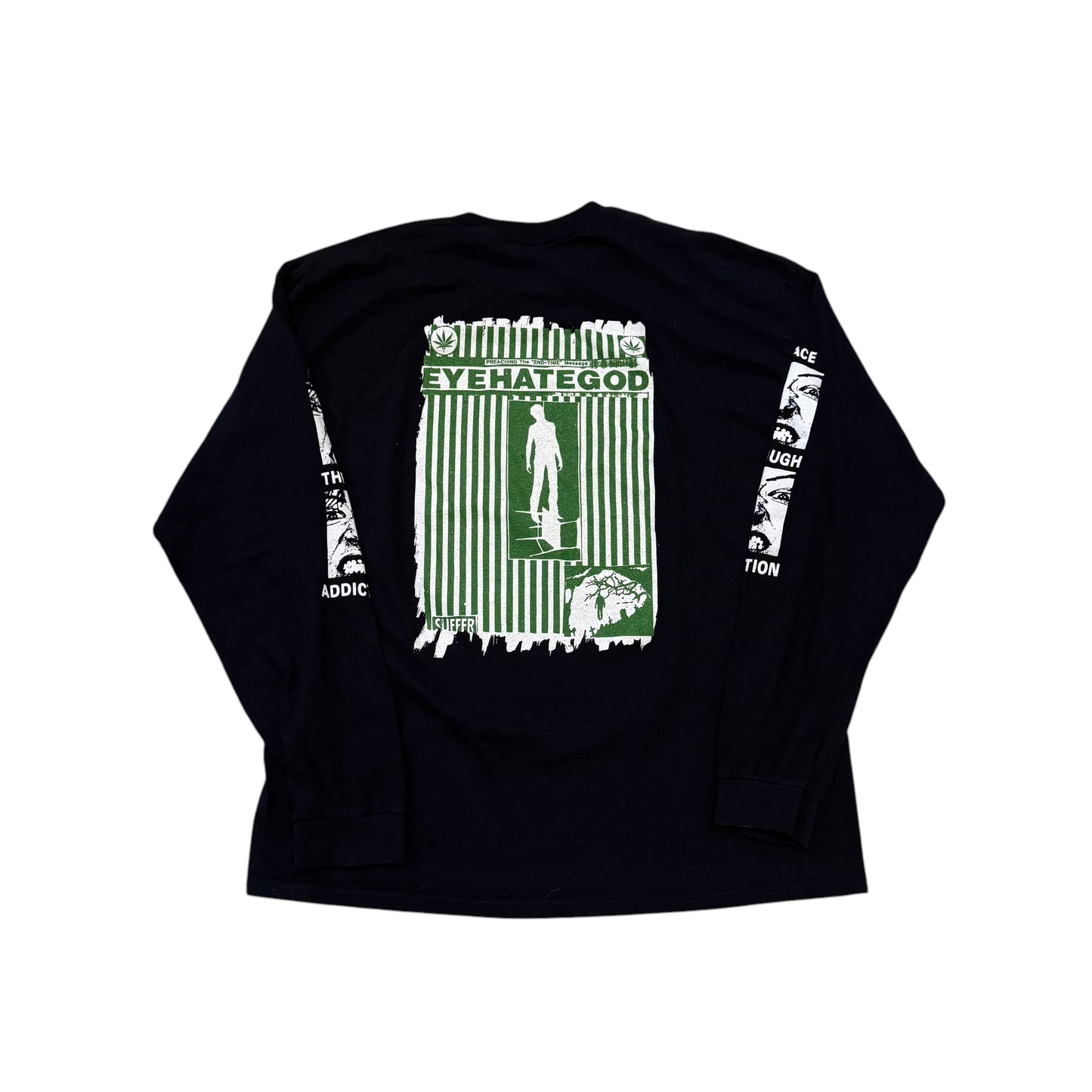 Eyehategod Peace Through Addiction Long Sleeve T-Shirt (XL)