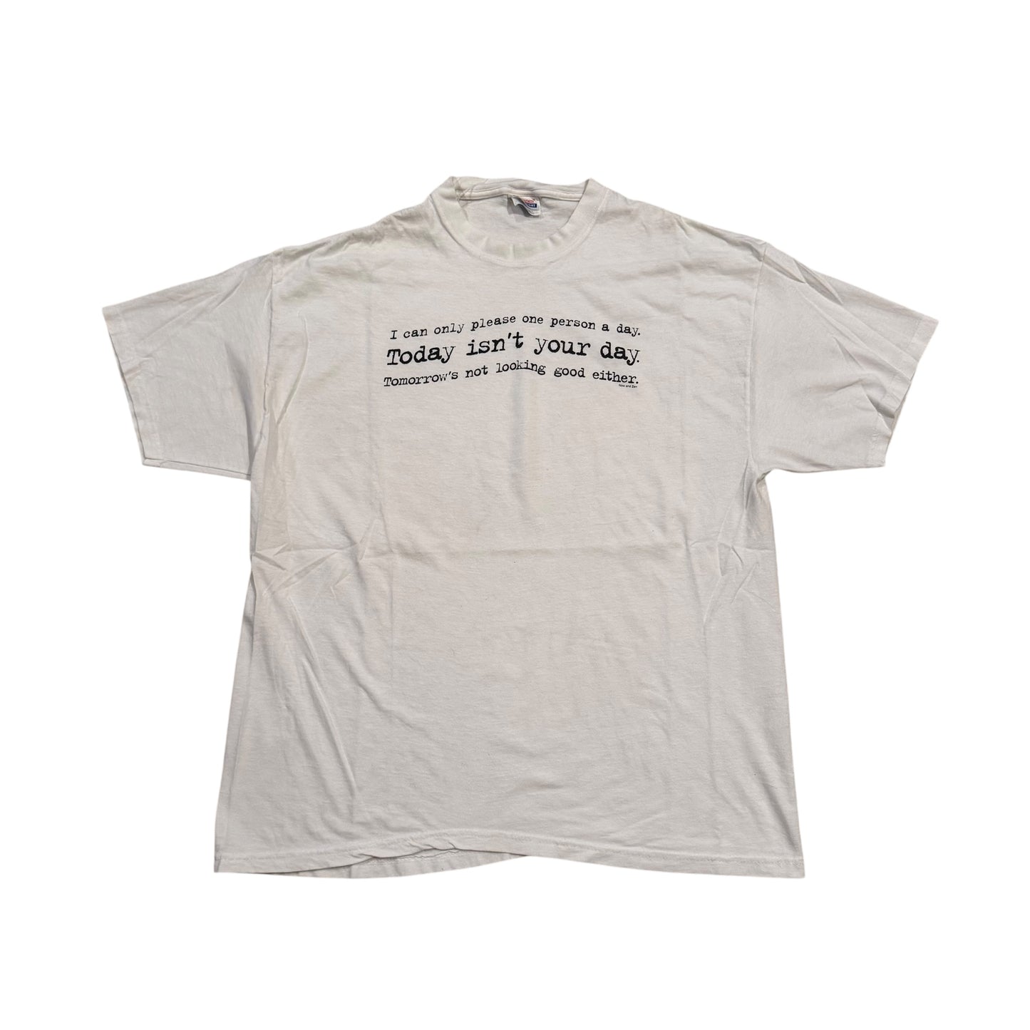 I Can Only Please One Person A Day T-Shirt 2000s (XL) PERSONALS COLLECTION