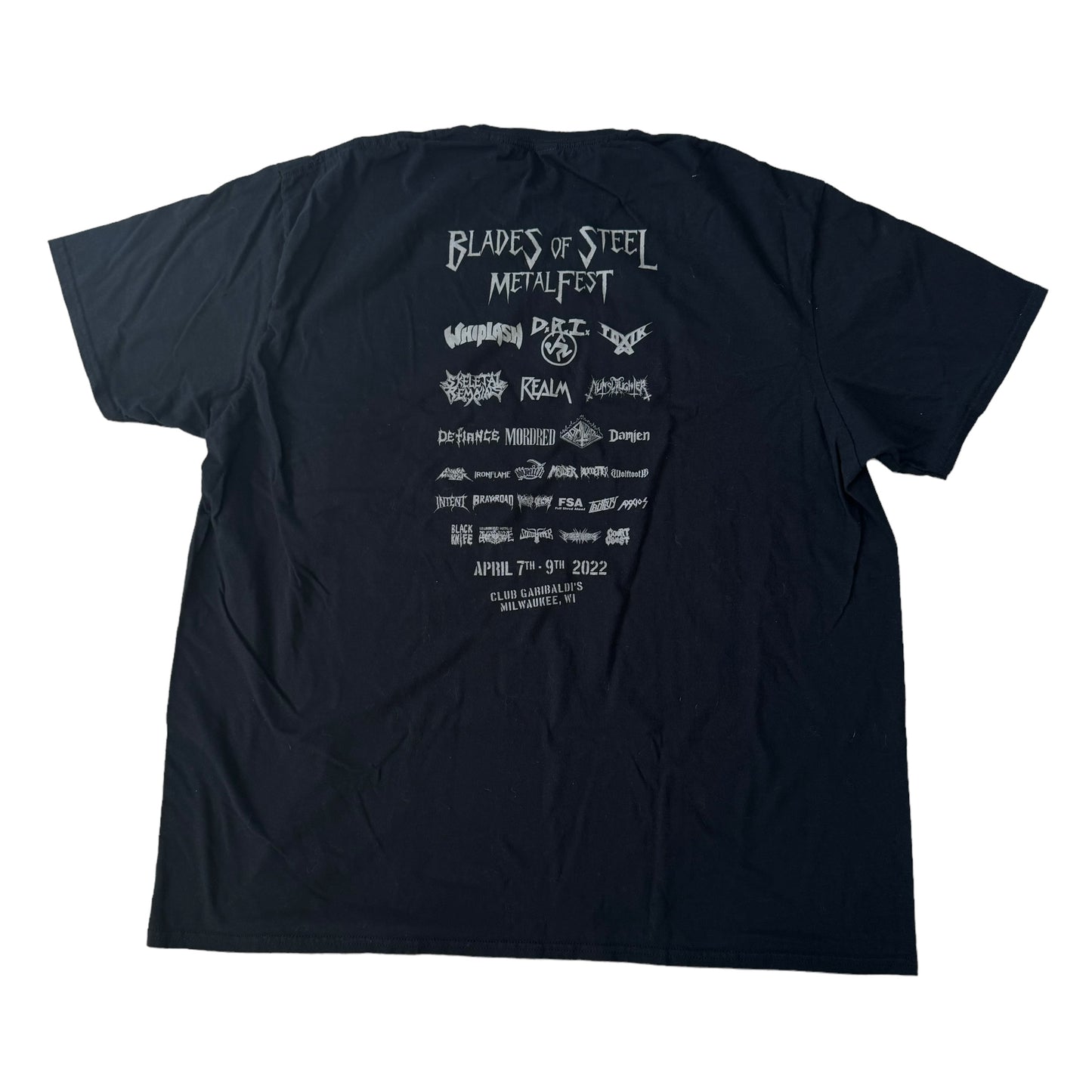 Blades Of Steel Metal Fest 2022 T-Shirt (XXXL)