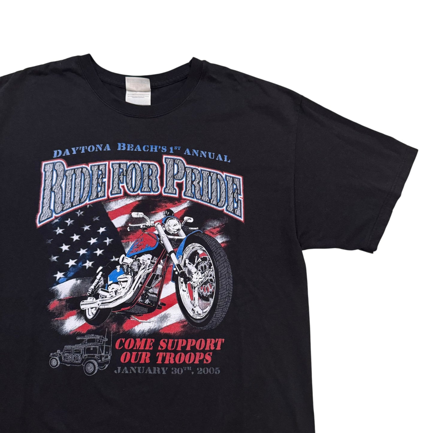 Daytona Biker Ride For Pride T-Shirt 2005 (Large)