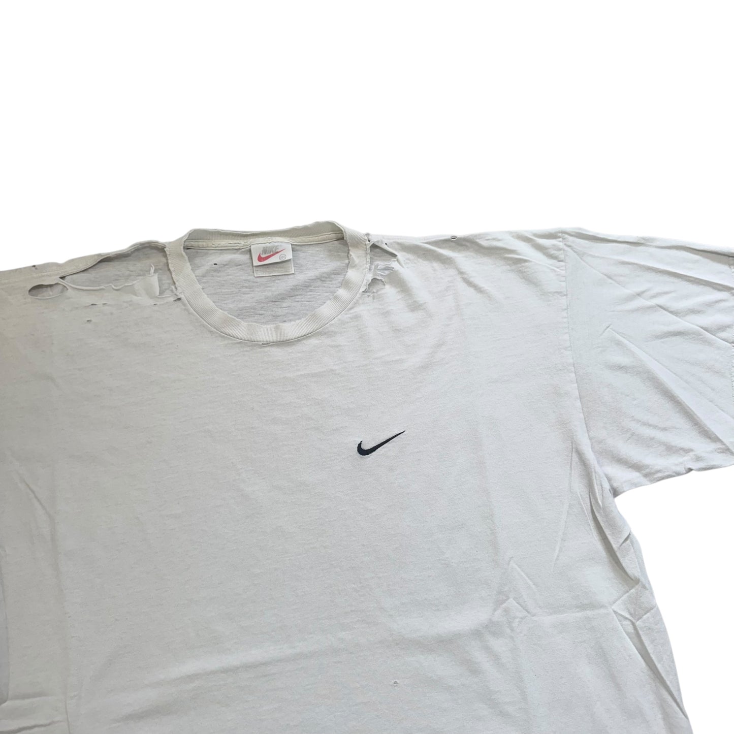 Nike Essential Swoosh T-Shirt THRASHED AND FUCKED (XXL)