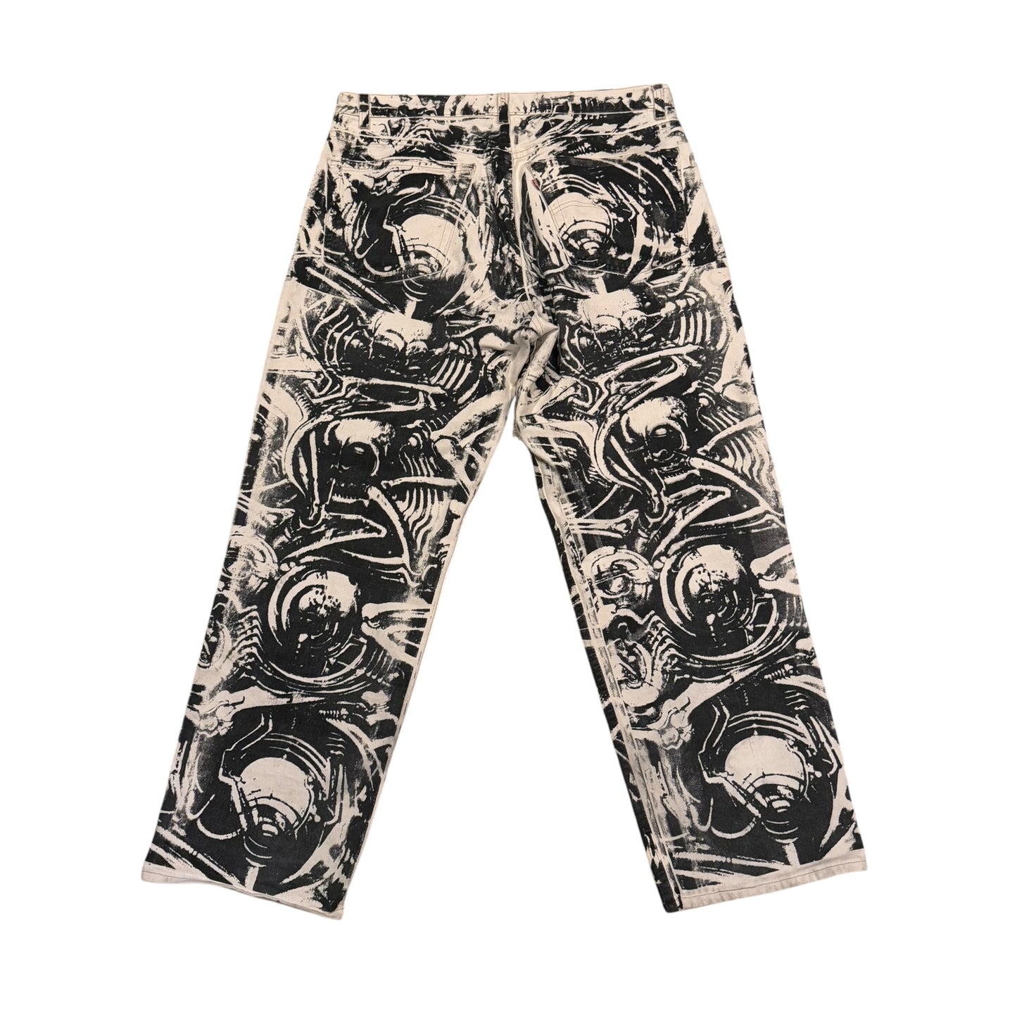 Screen Printed Levis Jeans (36x29) PERSONALS COLLECTION