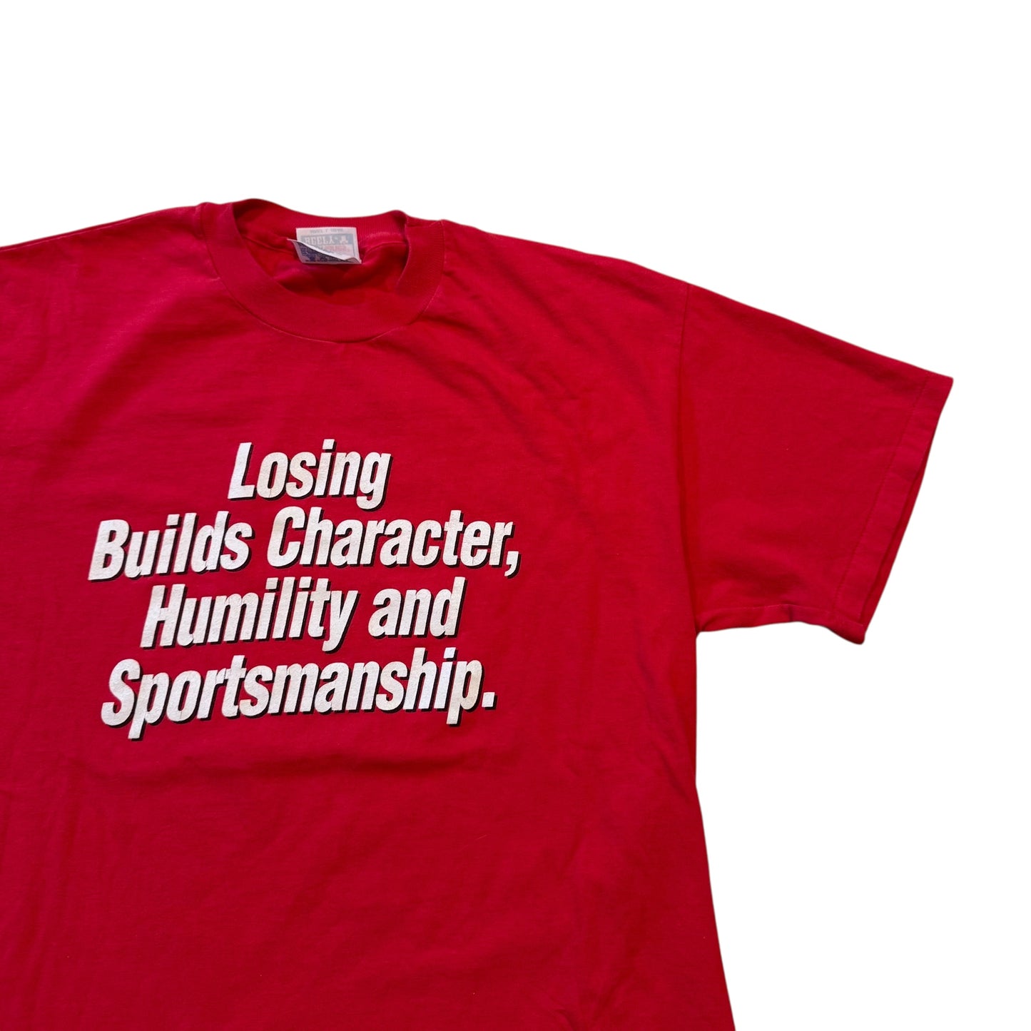 Losing Builds Character… Honda Builds Champions T-Shirt 90s (Large)