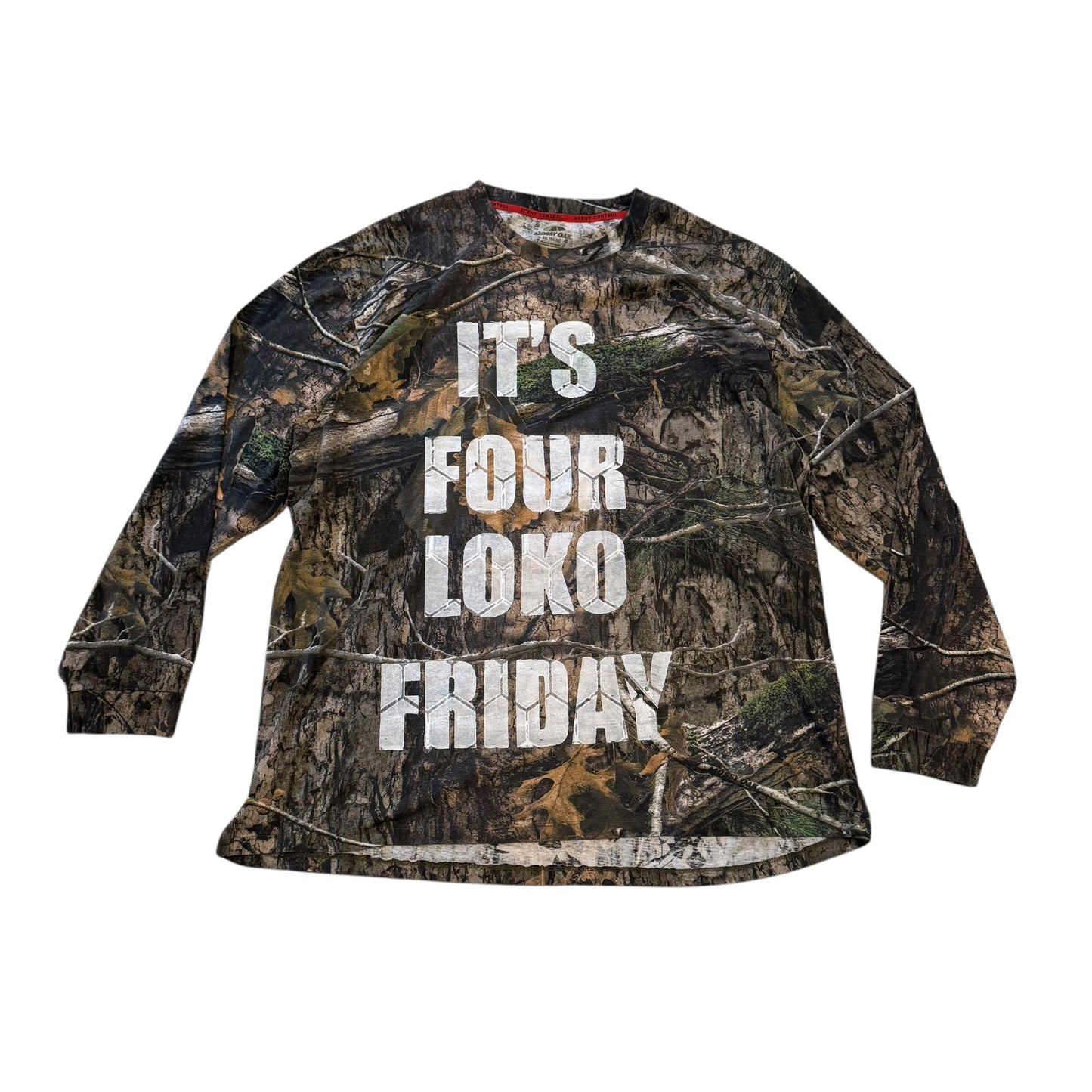 Four Loko Friday Camo 1/1 Long Sleeve T-Shirt (XXXL)
