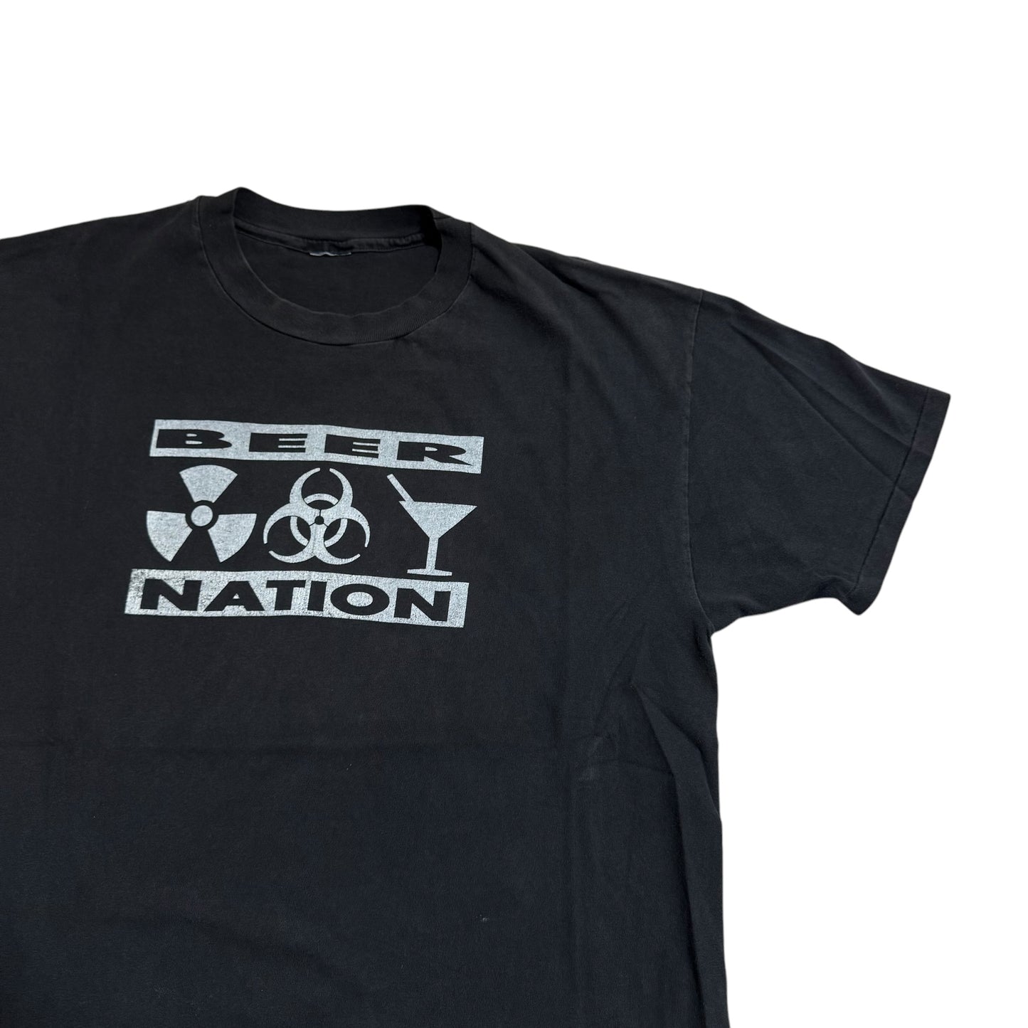 Beer Nation Hazardous Materials Enforcer T-Shirt 90s (XL) PERSONALS COLLECTION