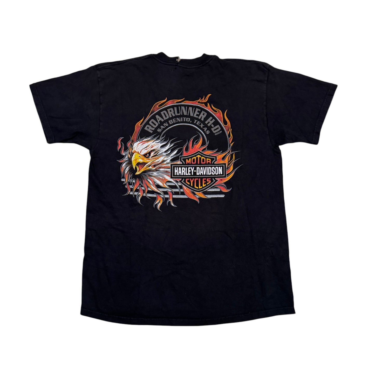 Harley Davidson San Benito, TX T-Shirt 2000s (Large)