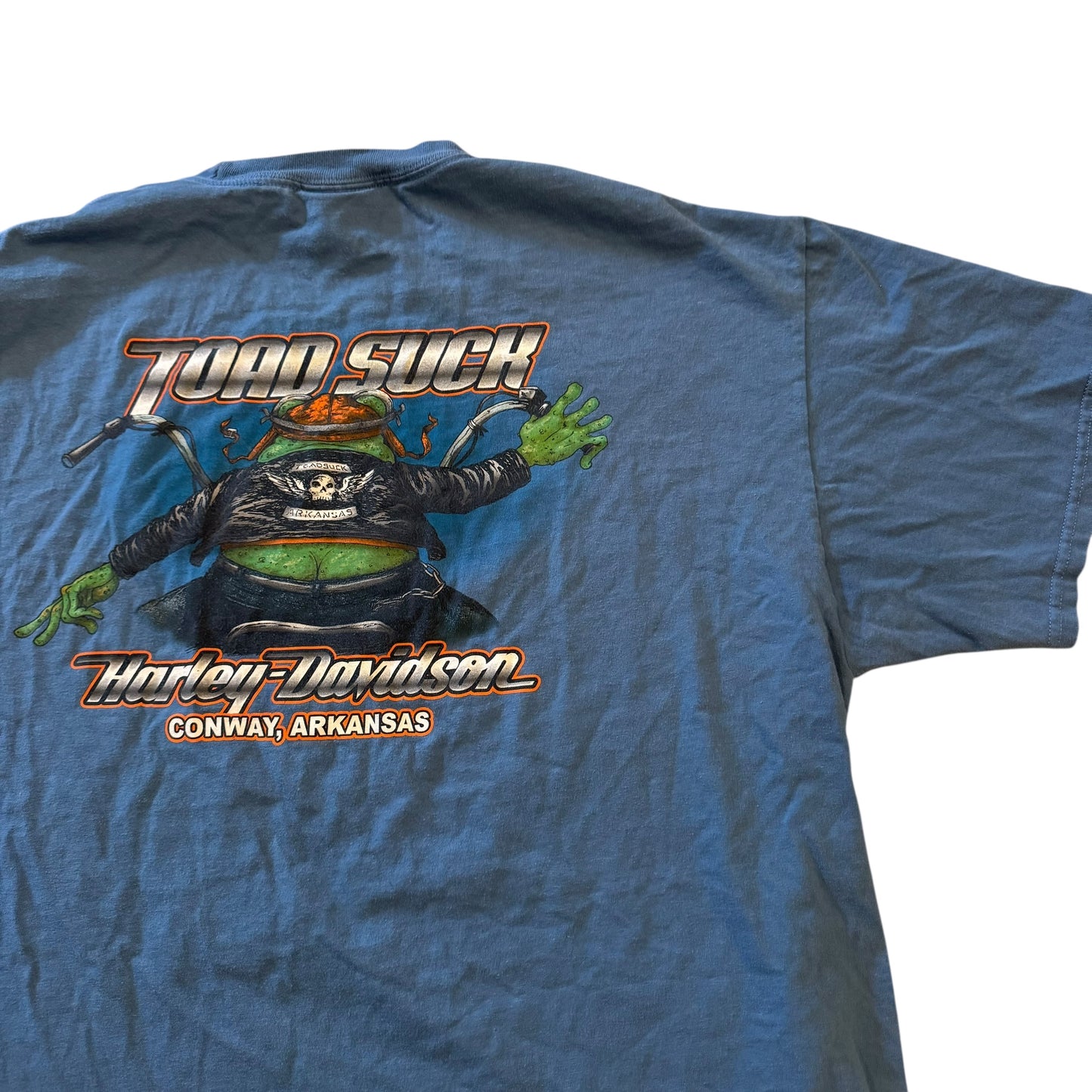 Harley Davidson Toad Suck Arkansas T-Shirt (XL)
