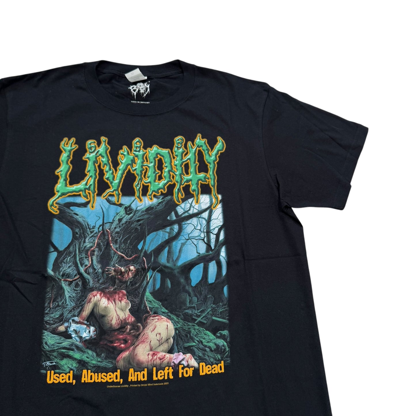 Lividity Sonic Wave Of Anal Destruction T-Shirt BRAND NEW (XL)