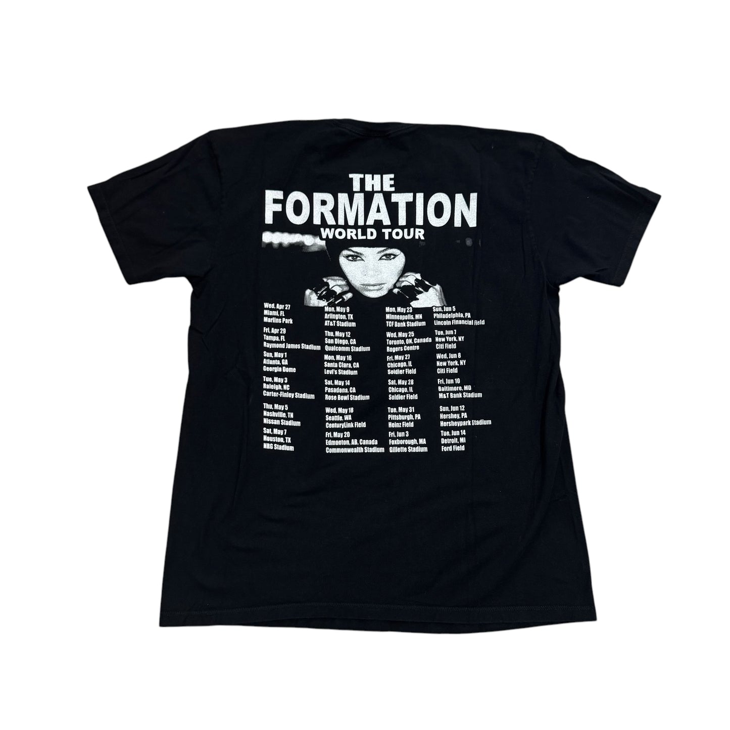 Beyoncé The Formation Tour T-Shirt (Large)